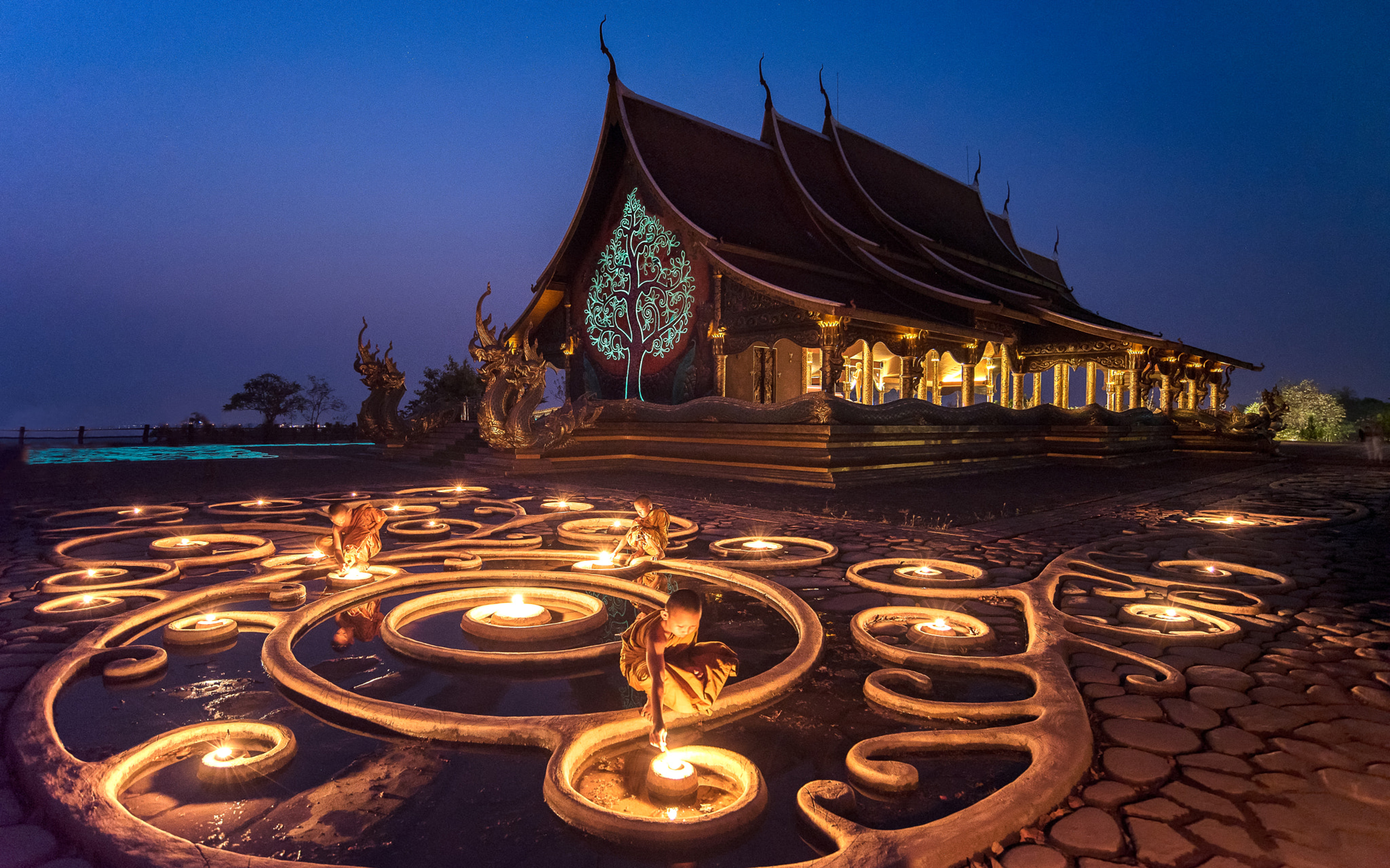Sirindhorn Wararam Phu Prao Temple Wat Phu Prao Ubon Ratchathani Thailand 4k Ultra HD Wallpaper For Desktop Laptop Tablet Mobile Phones And Tv 3840x2400, Wallpaper13.com