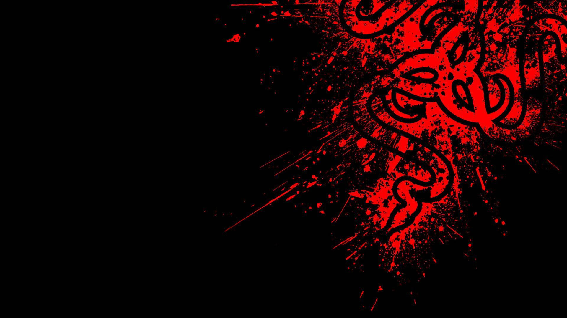 Download Razer Black And Red Gaming Wallpaper