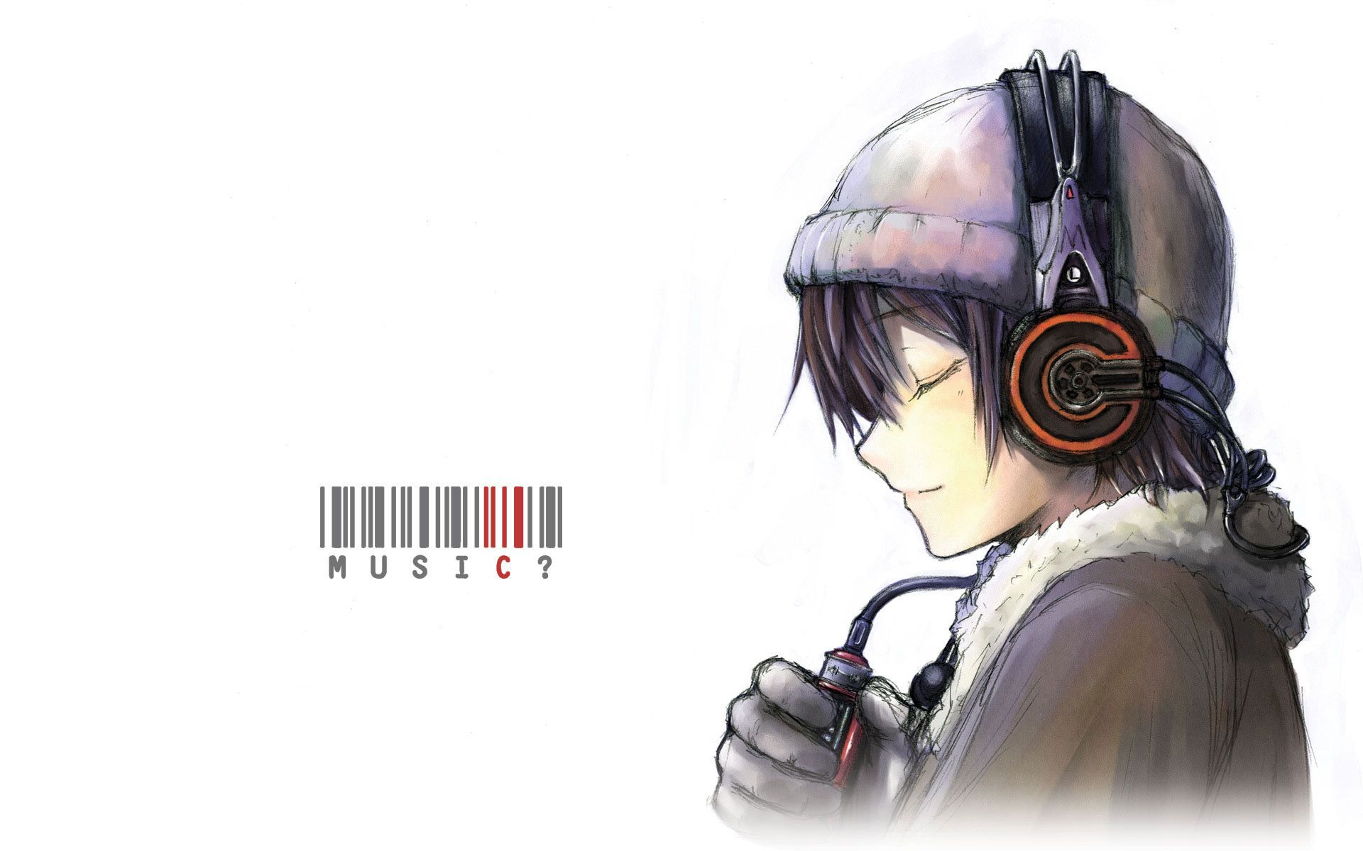 Headphones Anime Boy Wallpaper