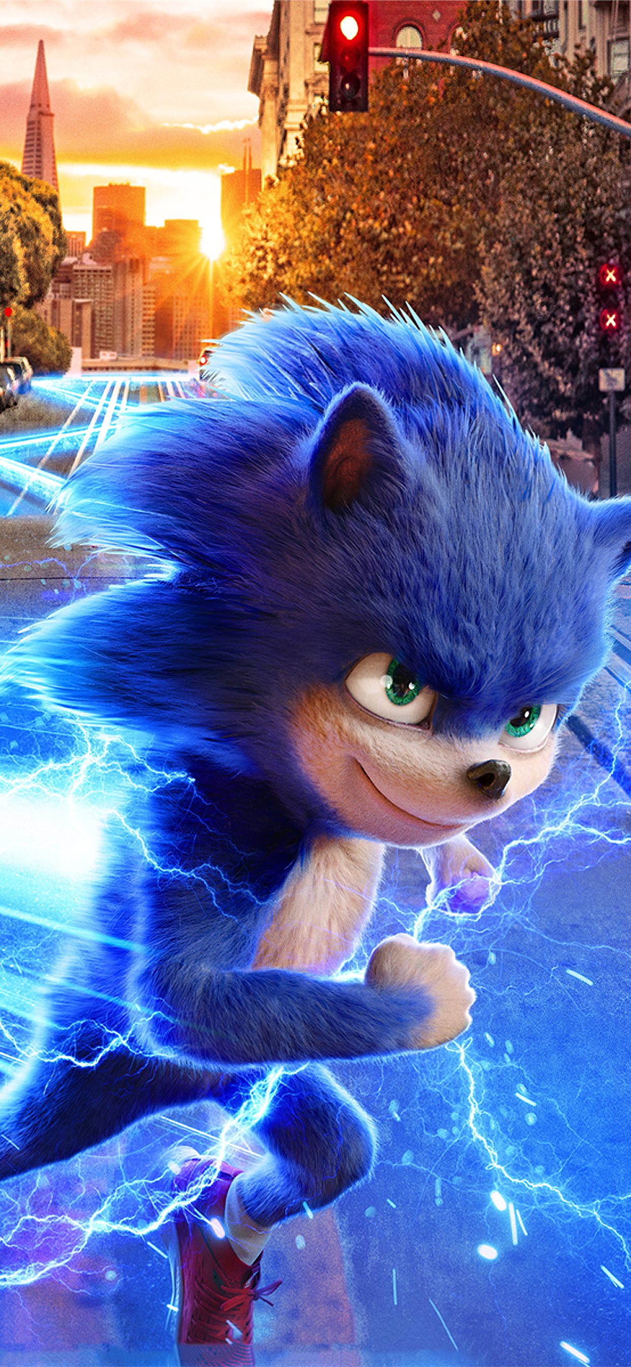 movie sonic the hedgehog 2020 iPhone X Wallpaper Free Download