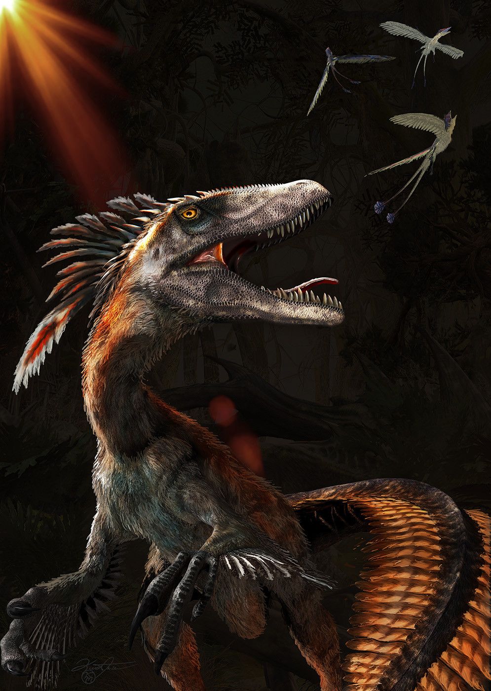Deinonychus Artwork 3oEmlE. Prehistoric Animals, Dinosaur Image, Jurassic World Wallpaper
