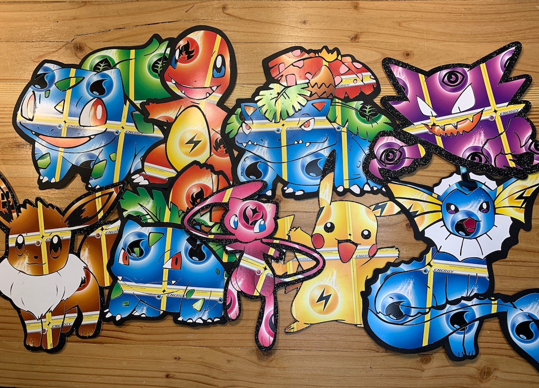 Custom Pokémon Energy Card Cutouts