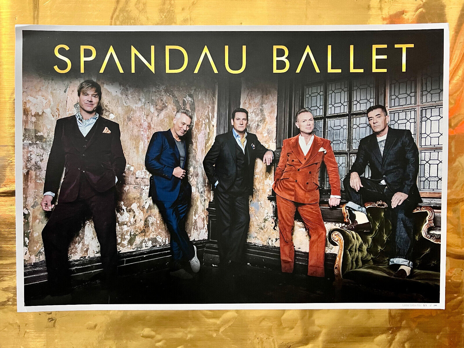 Spandau Ballet VIP Concert Tour Art Poster