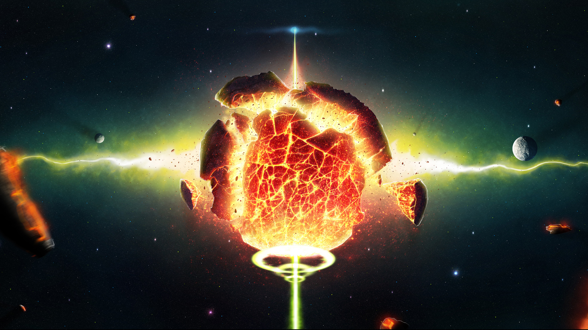 HD desktop wallpaper: Explosion, Sci Fi download free picture