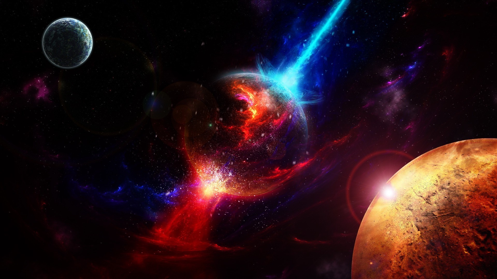 HD Explosion Wallpaper