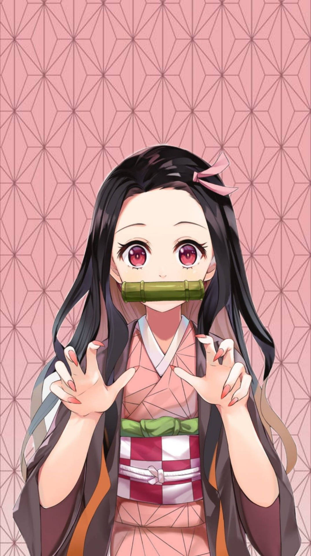 Nezuko Phone Wallpaper