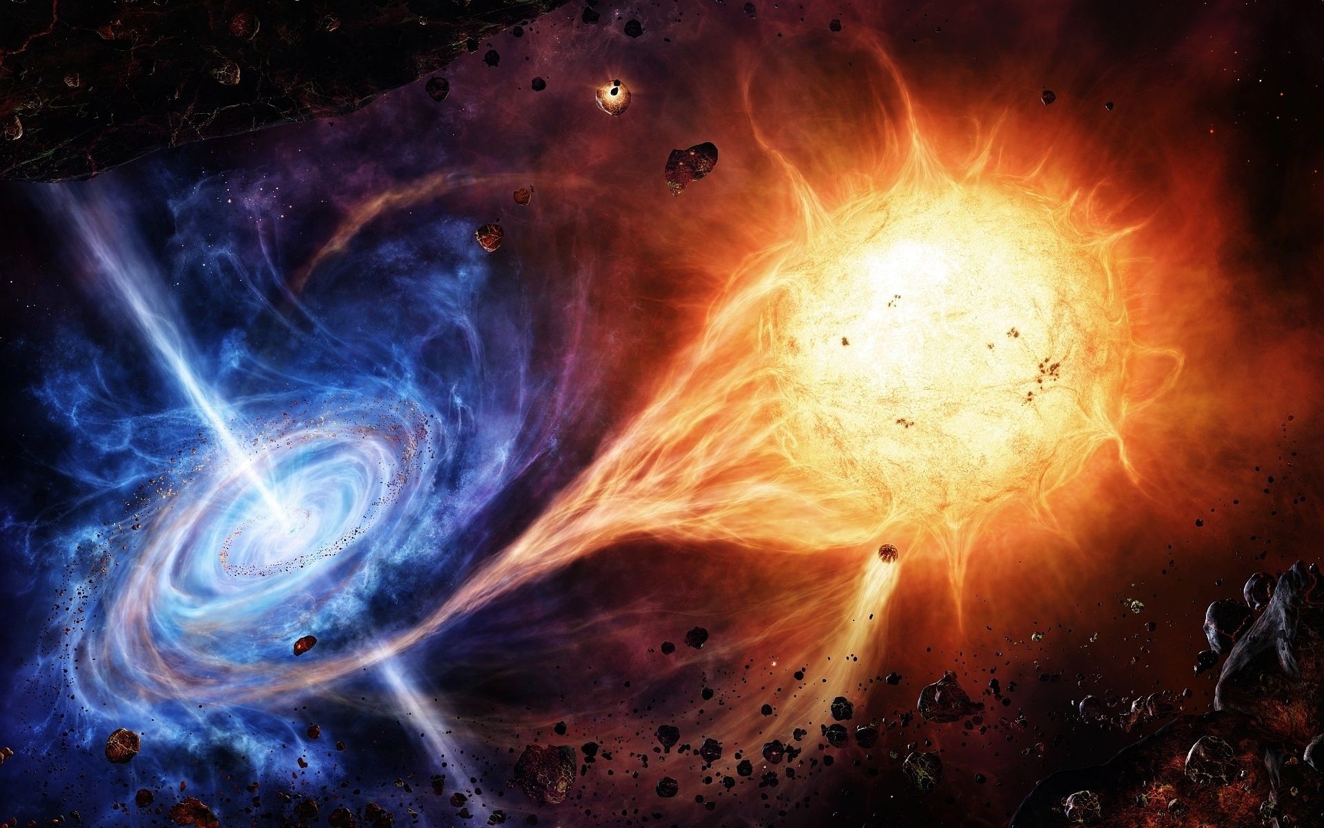 Space Explosion Wallpaper