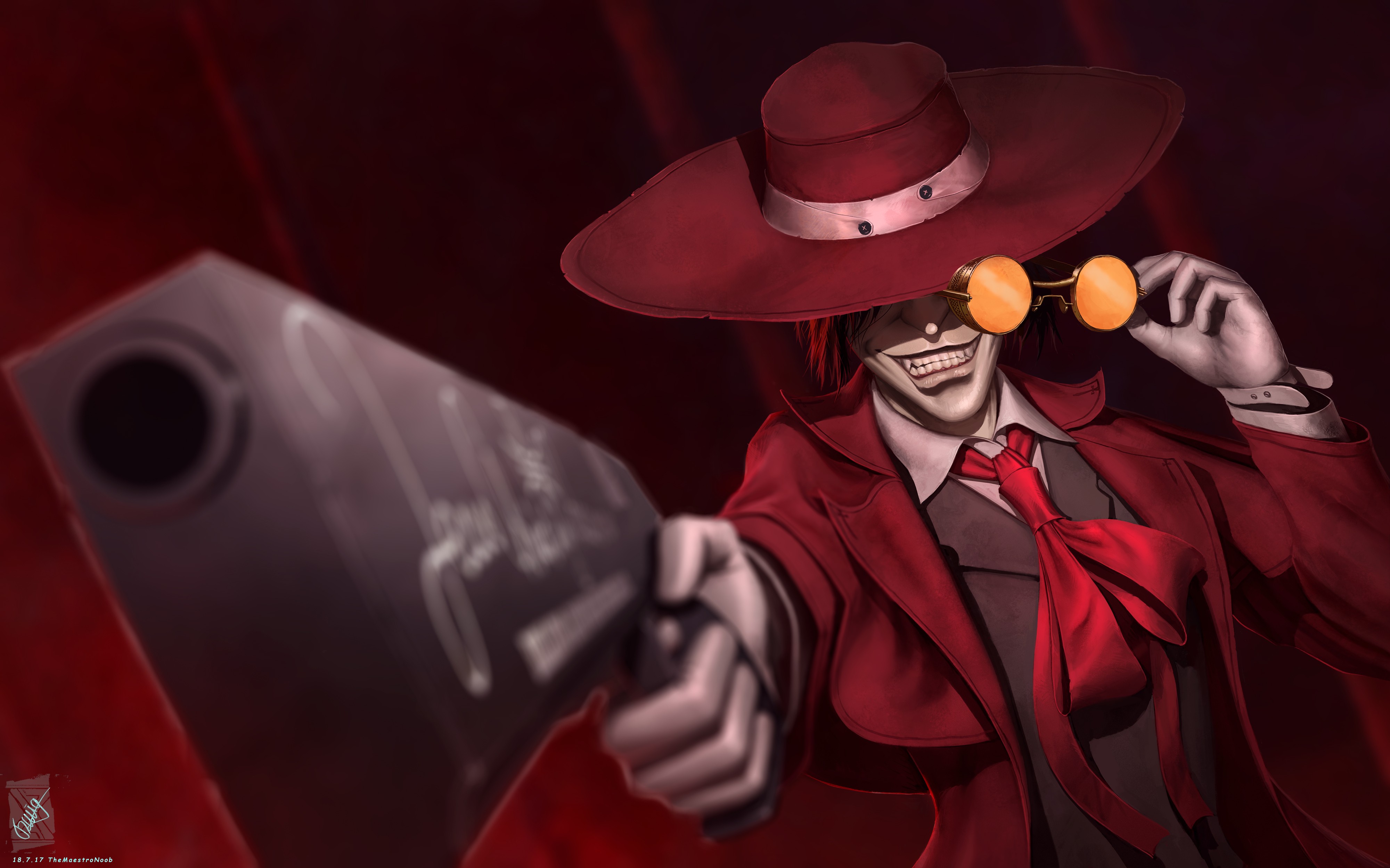 Free download Alucard from Hellsing 4k Ultra HD Wallpaper Background Image [4000x2500] for your Desktop, Mobile & Tablet. Explore Wallpaper Hellsing. Hellsing Alucard Wallpaper, Hellsing Ultimate Wallpaper, Hellsing Ultimate