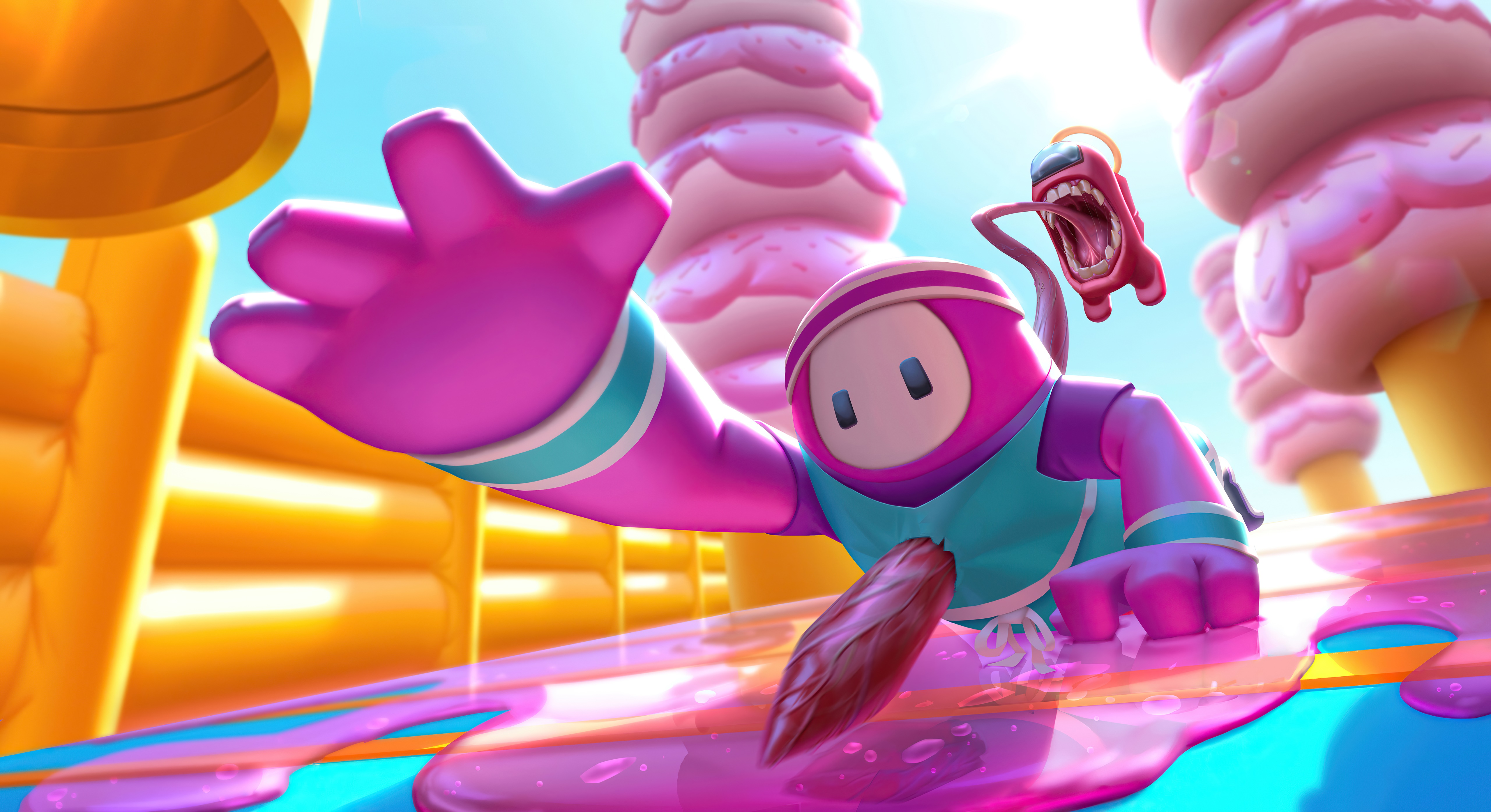 Fall Guys 4K, Among Us Gallery HD Wallpaper