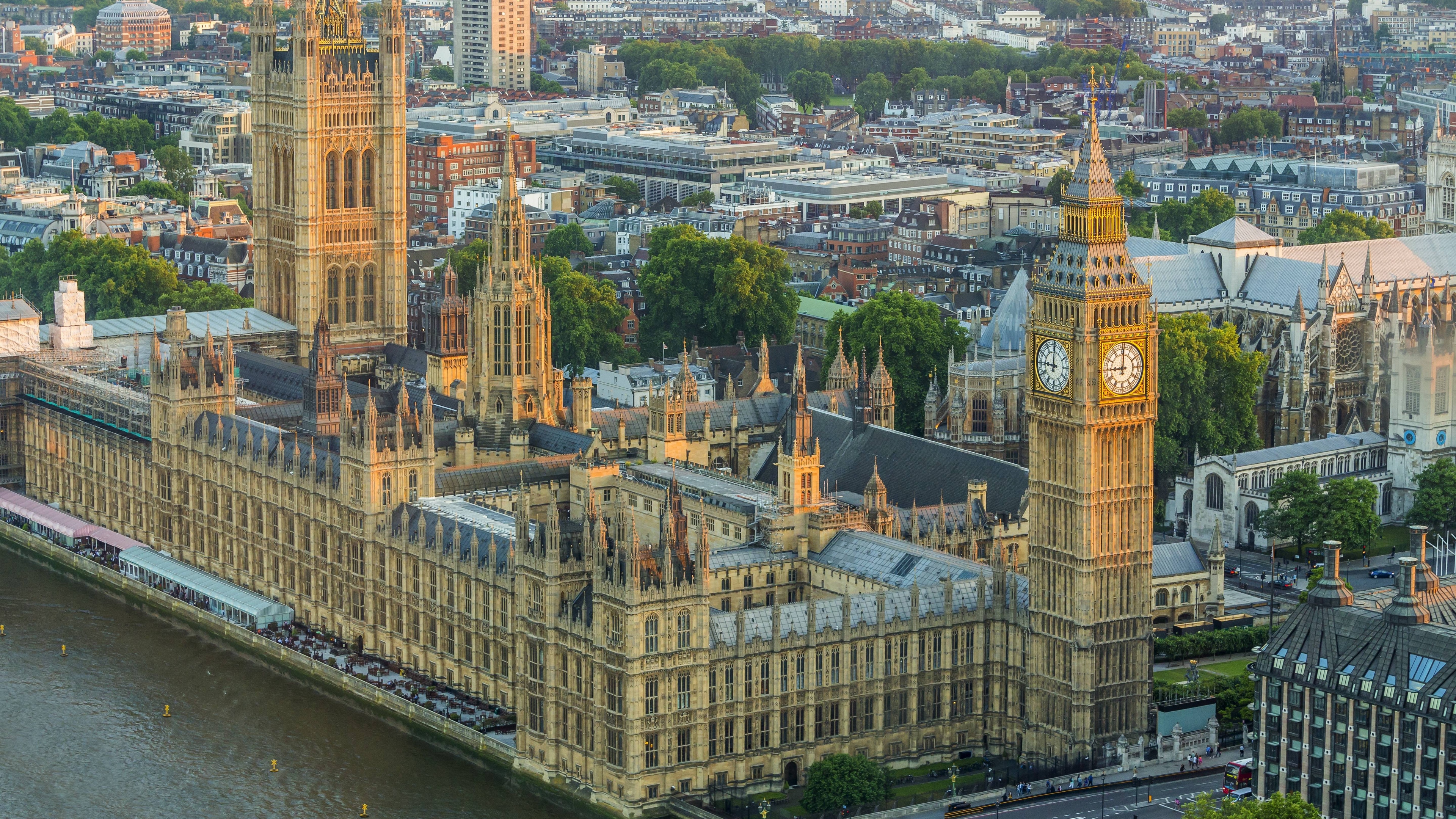 Wallpaper 4k london, england, buildings, river 4k Wallpaper