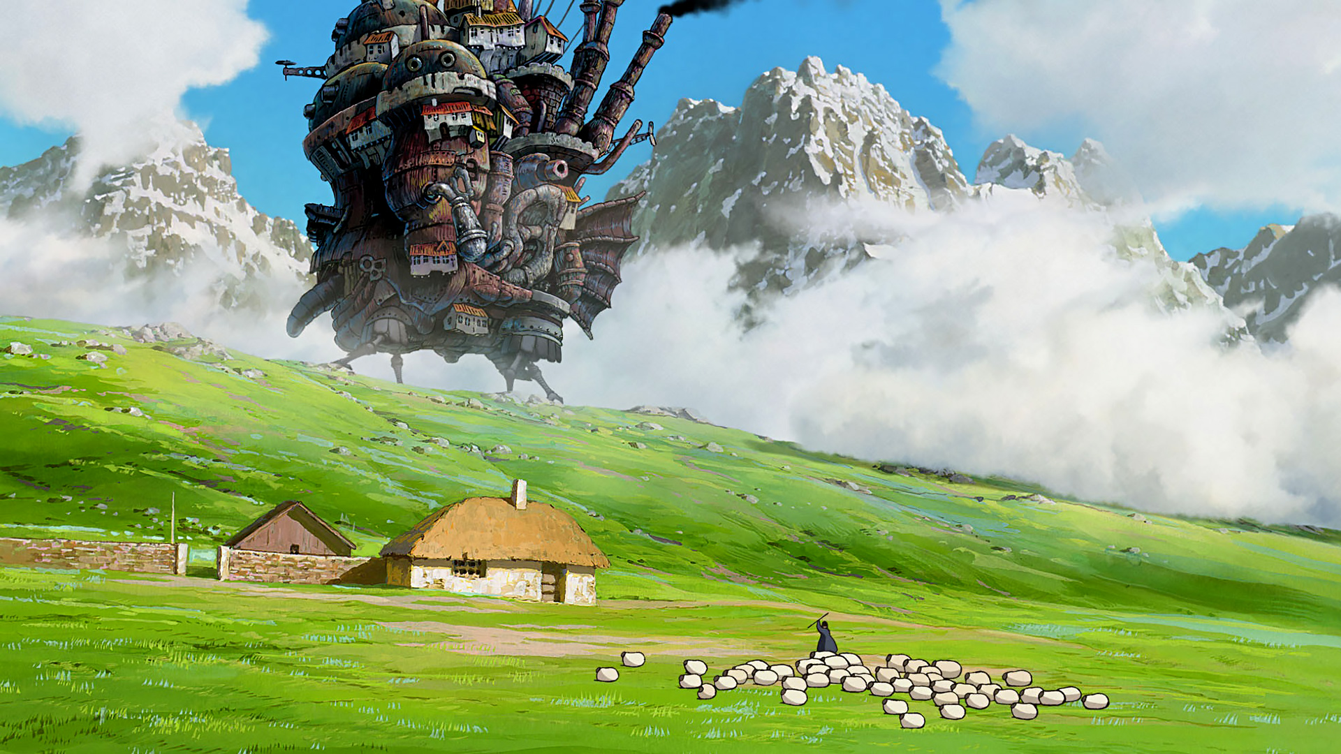 Howl's Moving Castle: 4K Ultra HD Wallpaper