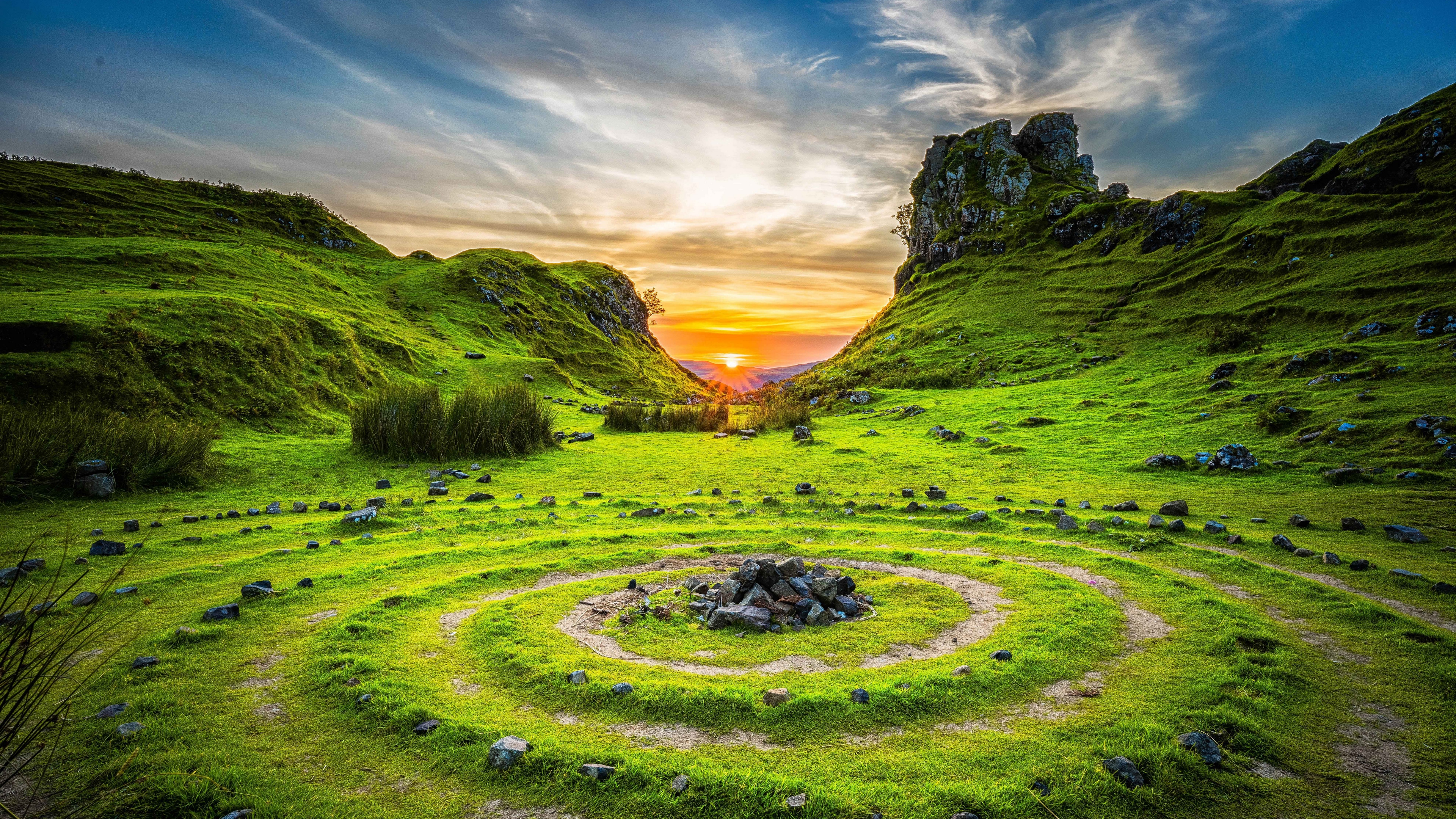 Wallpaper / nature, uk, england, 4k, 5k, 8k, sunset free download