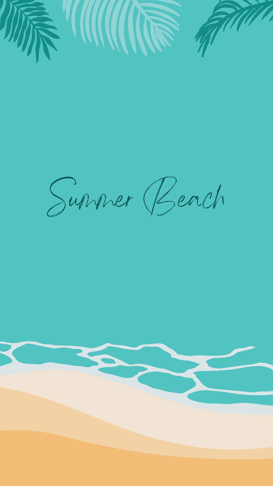 beach phone wallpaper