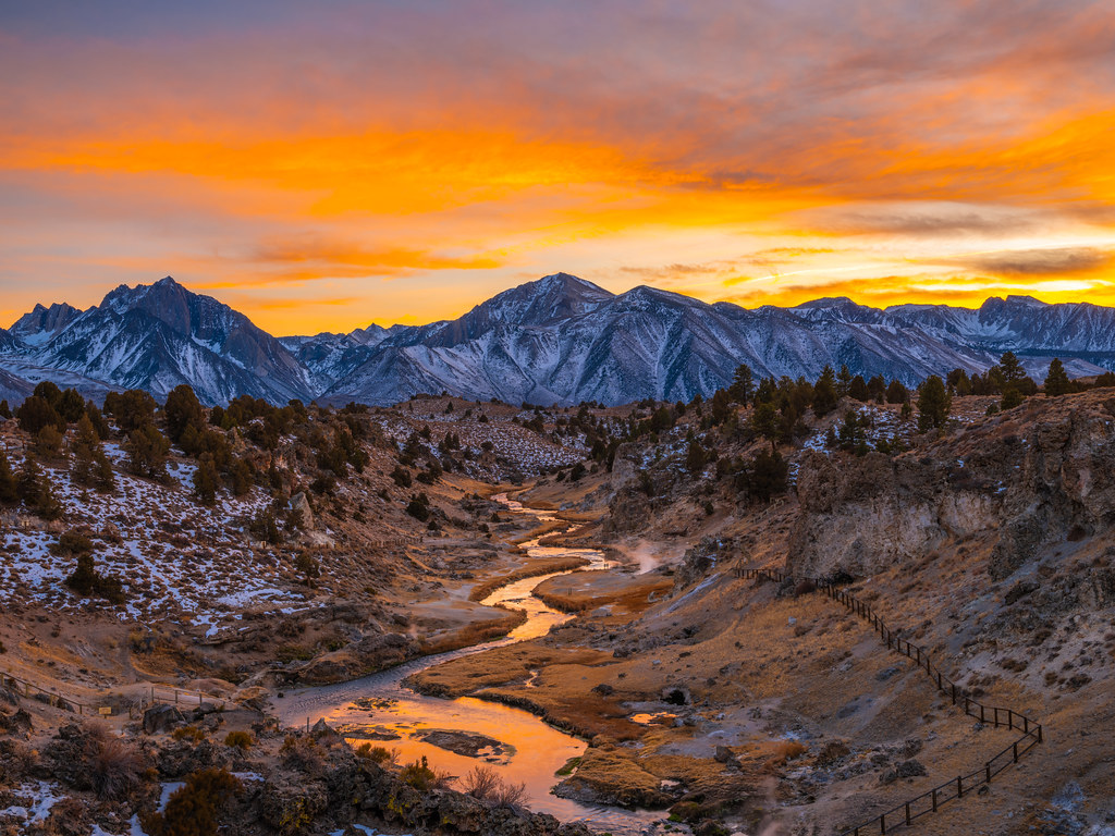 Hot Creek Geologic Site Mammoth Lakes Inyo National Forest