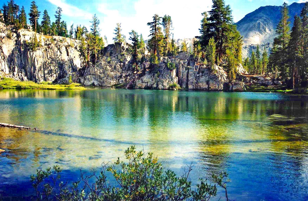 Skelton Lake, Mammoth Lakes, Photo, Diagrams & Topos
