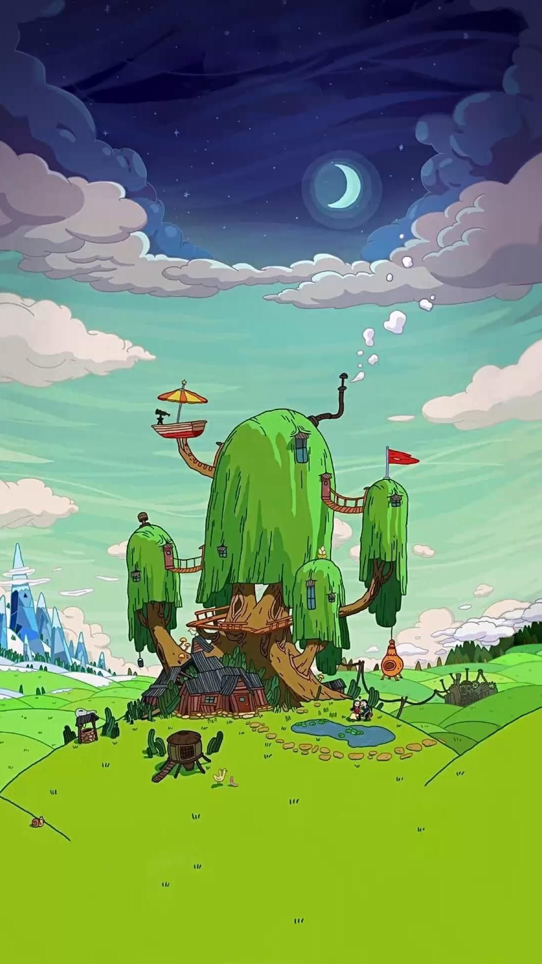 Adventure Time wallpaper (expanded by: me)