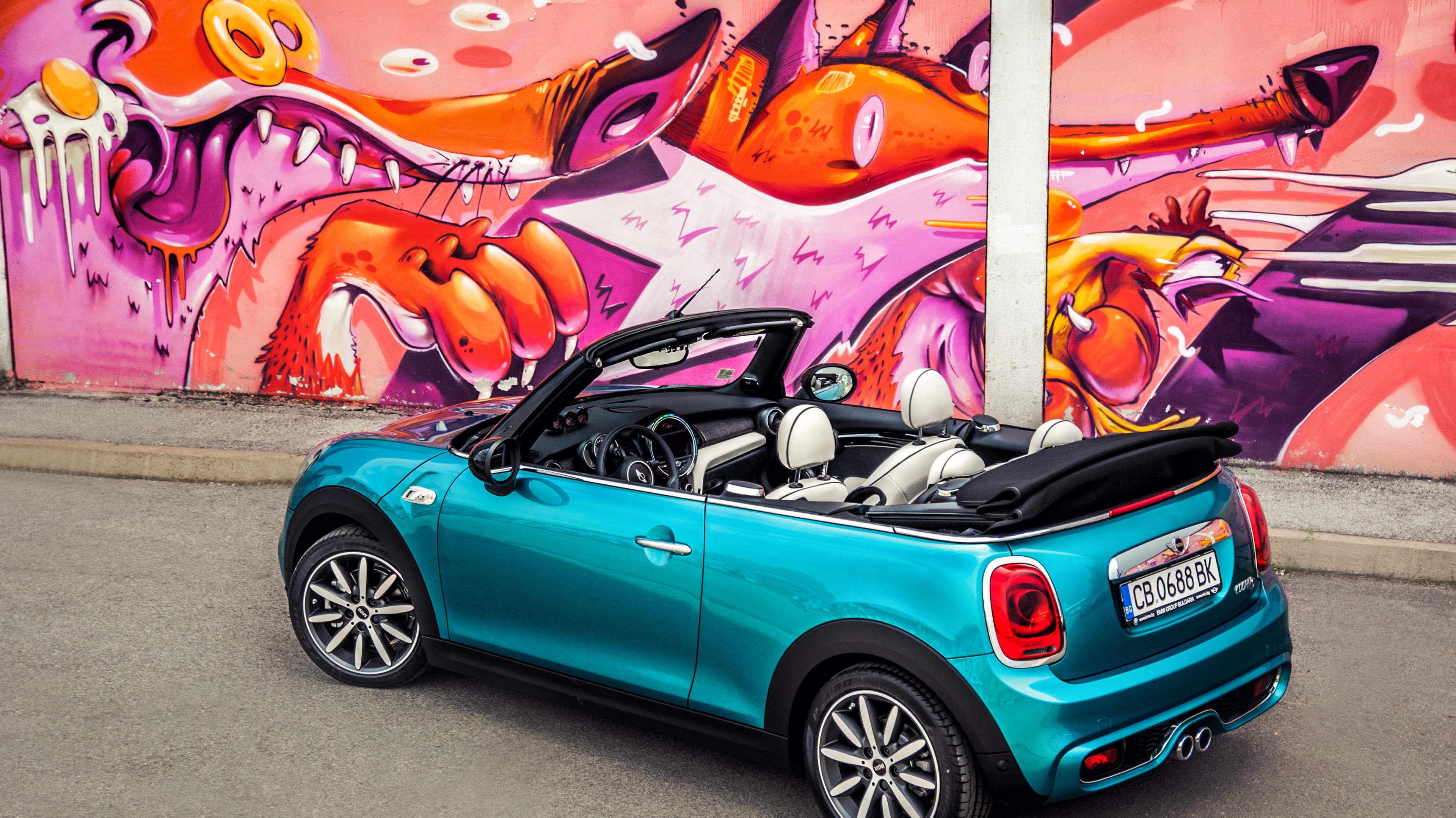 Wallpaper Mini cooper s cabrio, mini, blue, Cars & Bikes