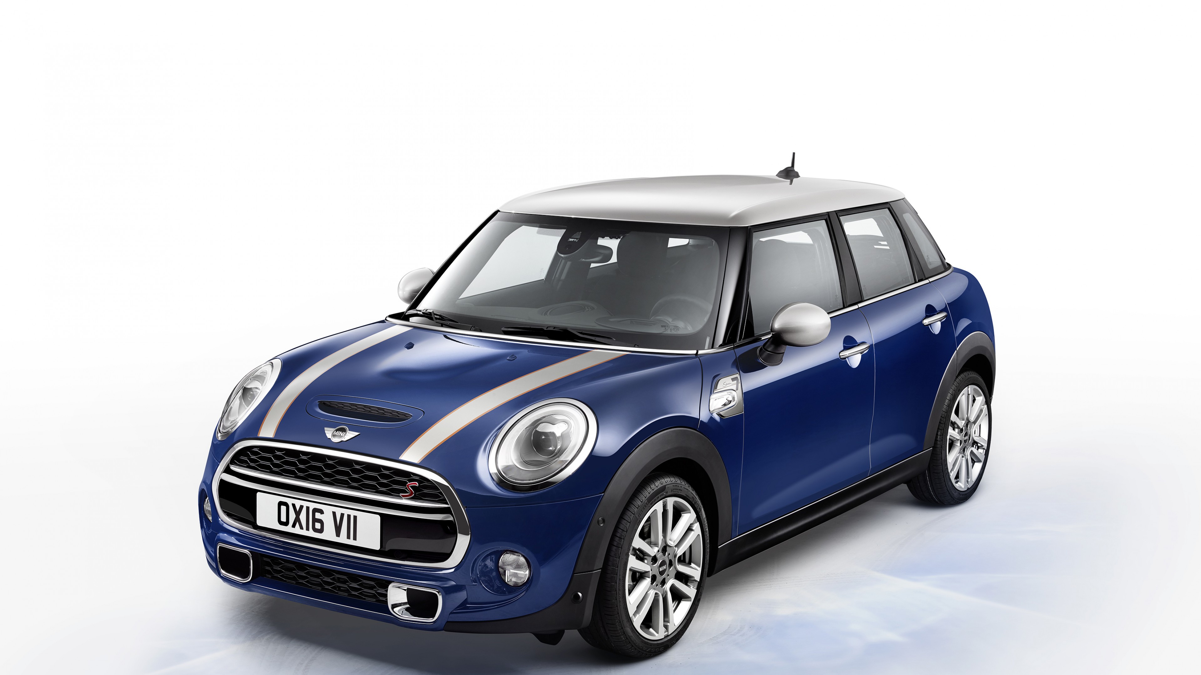 Wallpaper MINI, Cooper, S 5 Door Seven, Blue, Cars & Bikes