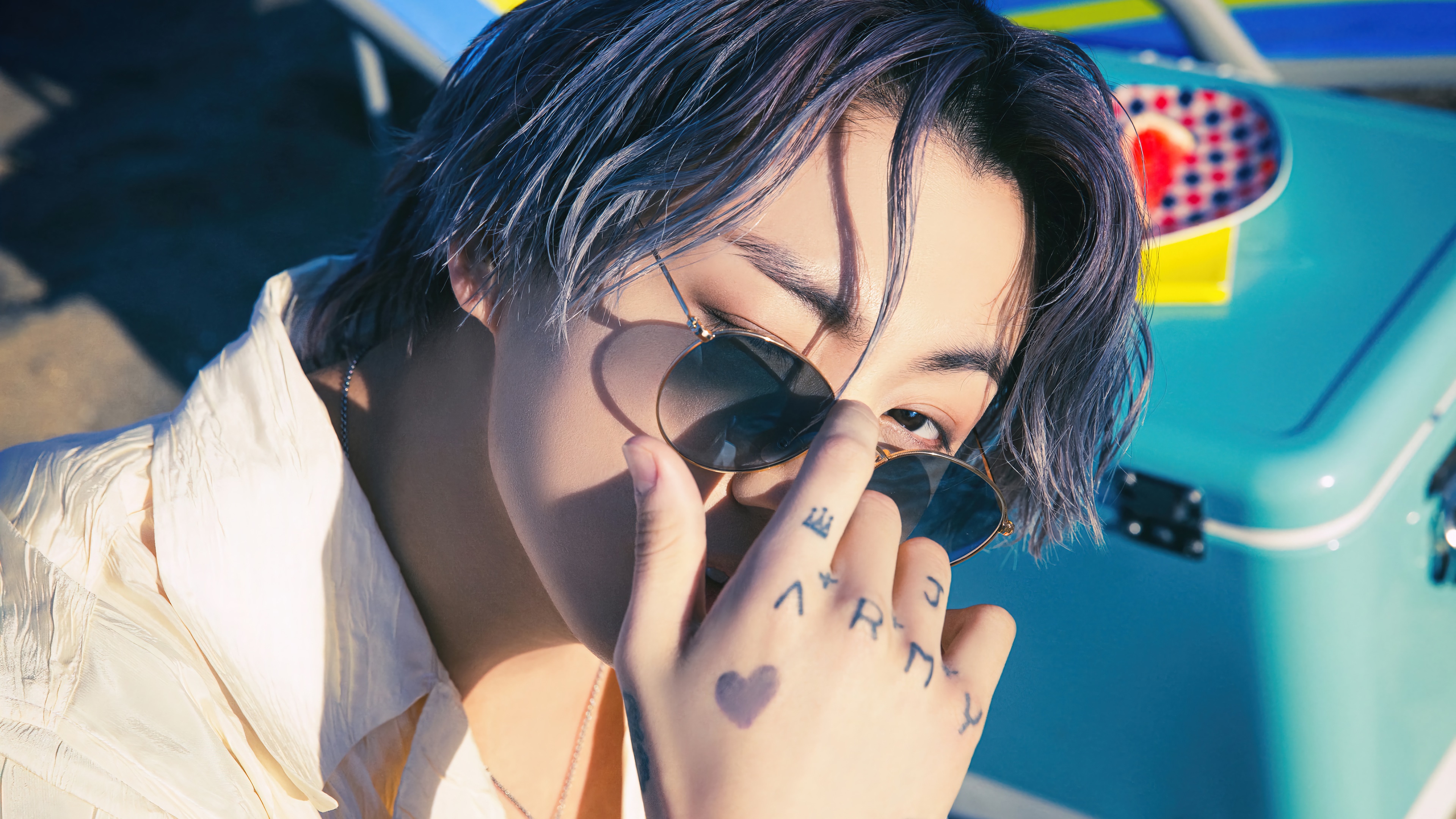 bts, kpop, 방탄소년단, jungkook, 정국, sunglasses, butter, 4k, pc Gallery HD Wallpaper