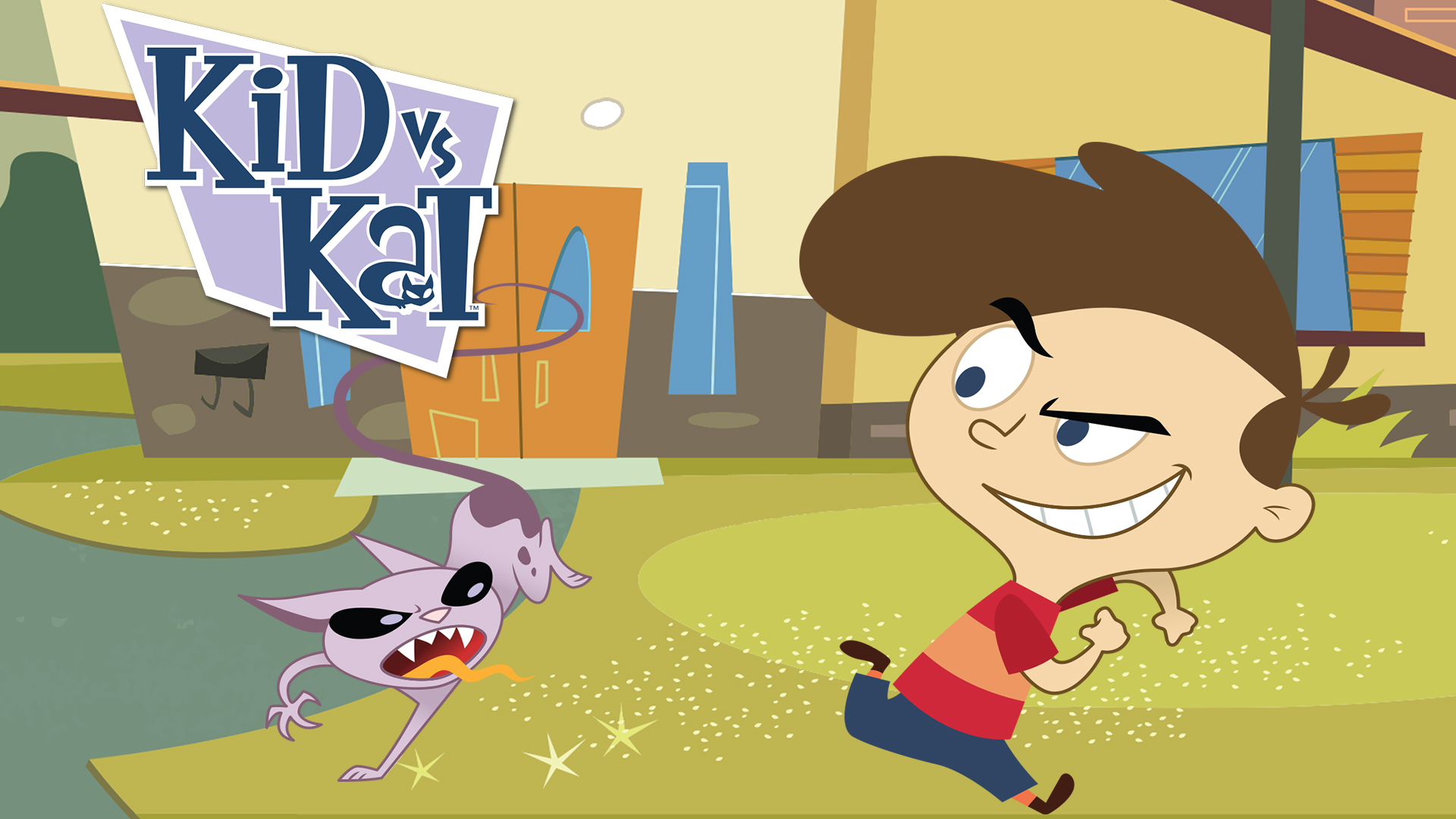 Kid Vs Kat Cartoon Coop Burtonburger Mr Kat Wallpaper:1920x1080