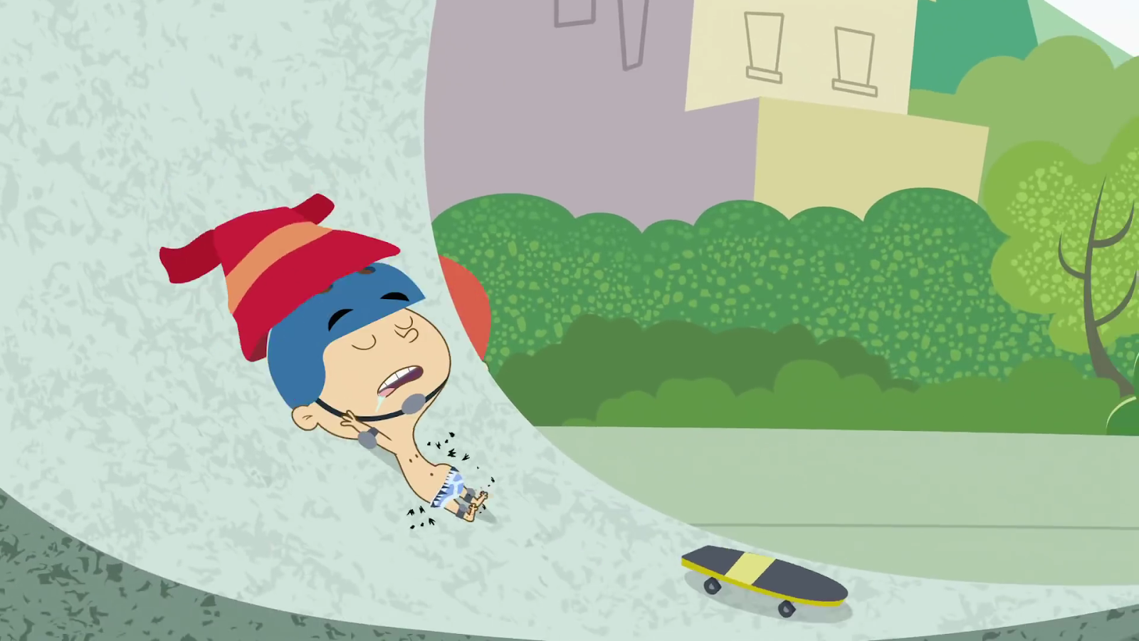 Shirtless Drawn Cartoon Boys & Men: Coop Burtonburger in Briefs