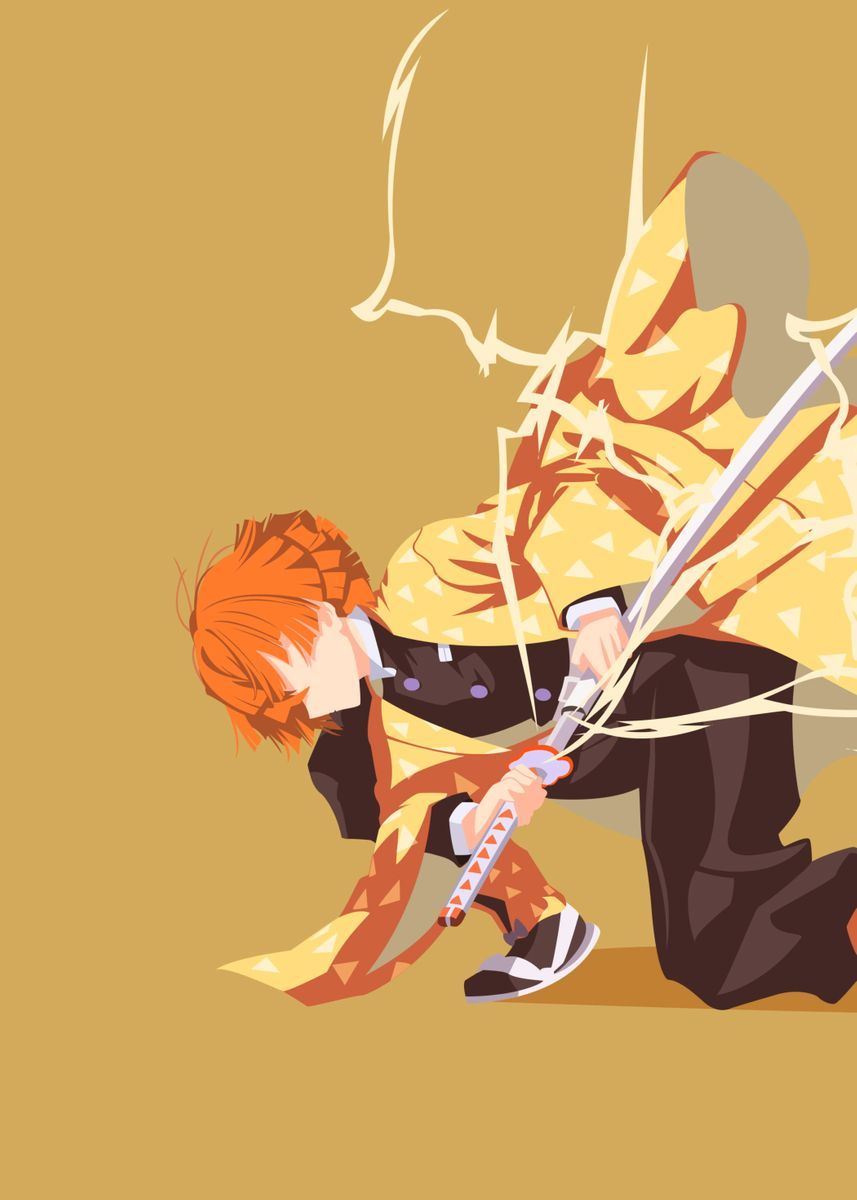 Demon Slayer' Poster by Brant Fadel. Displate. Illustrations animées, Fond d'ecran dessin, Fond d'écran téléphone manga