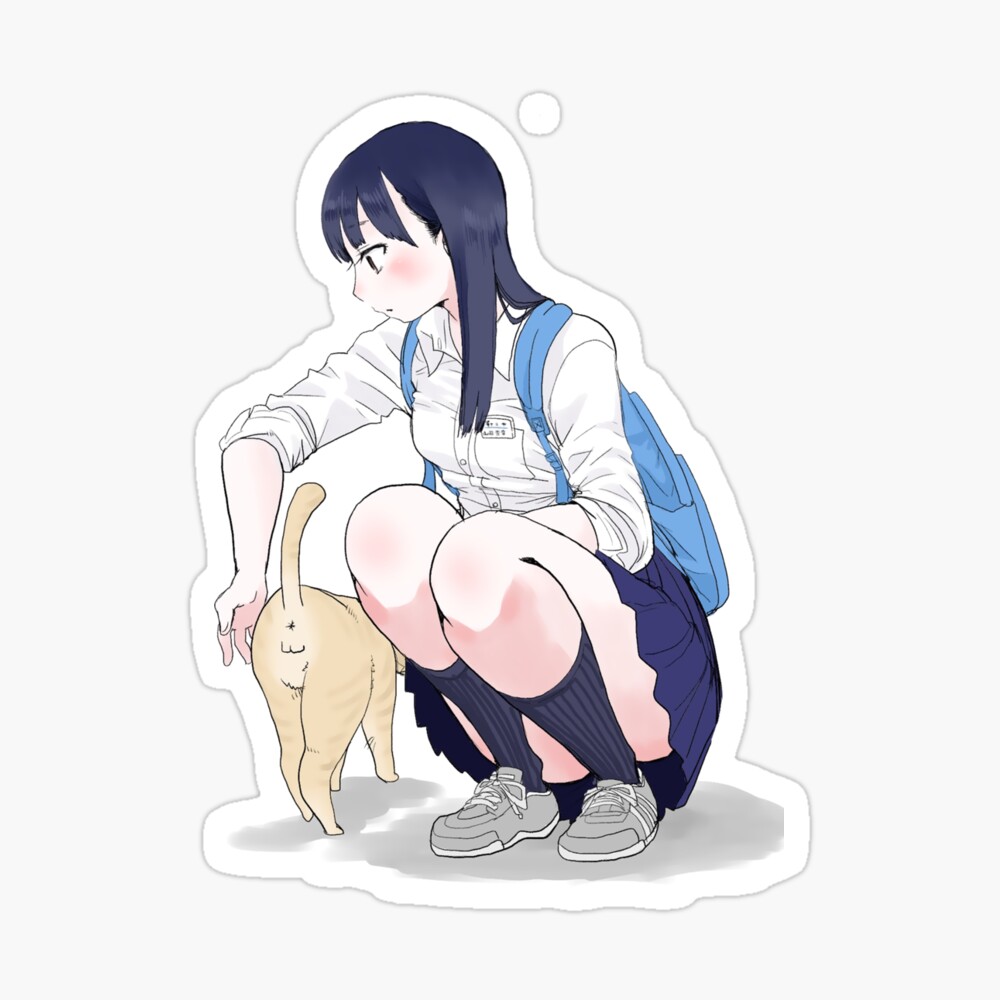 Boku no Kokoro no Yabai Yatsu and Cat Poster