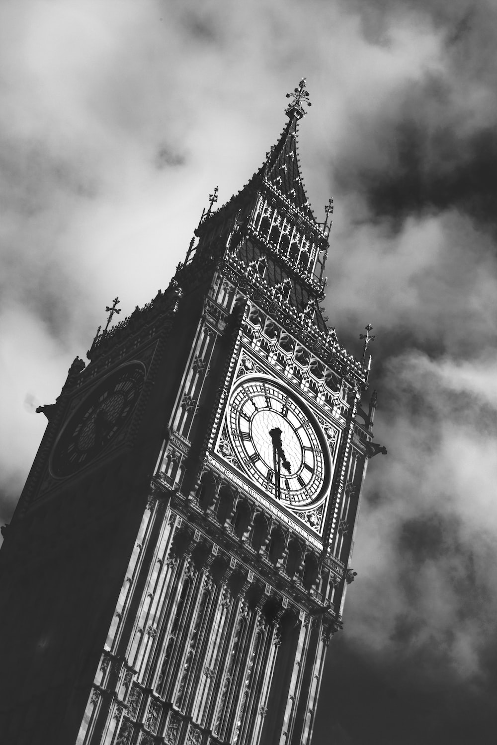 Black And White London Picture. Download Free Image