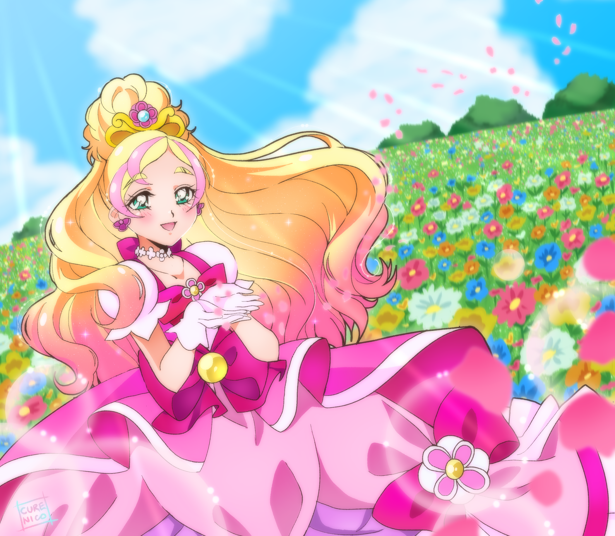 Go! Princess Pretty Cure HD Wallpaper