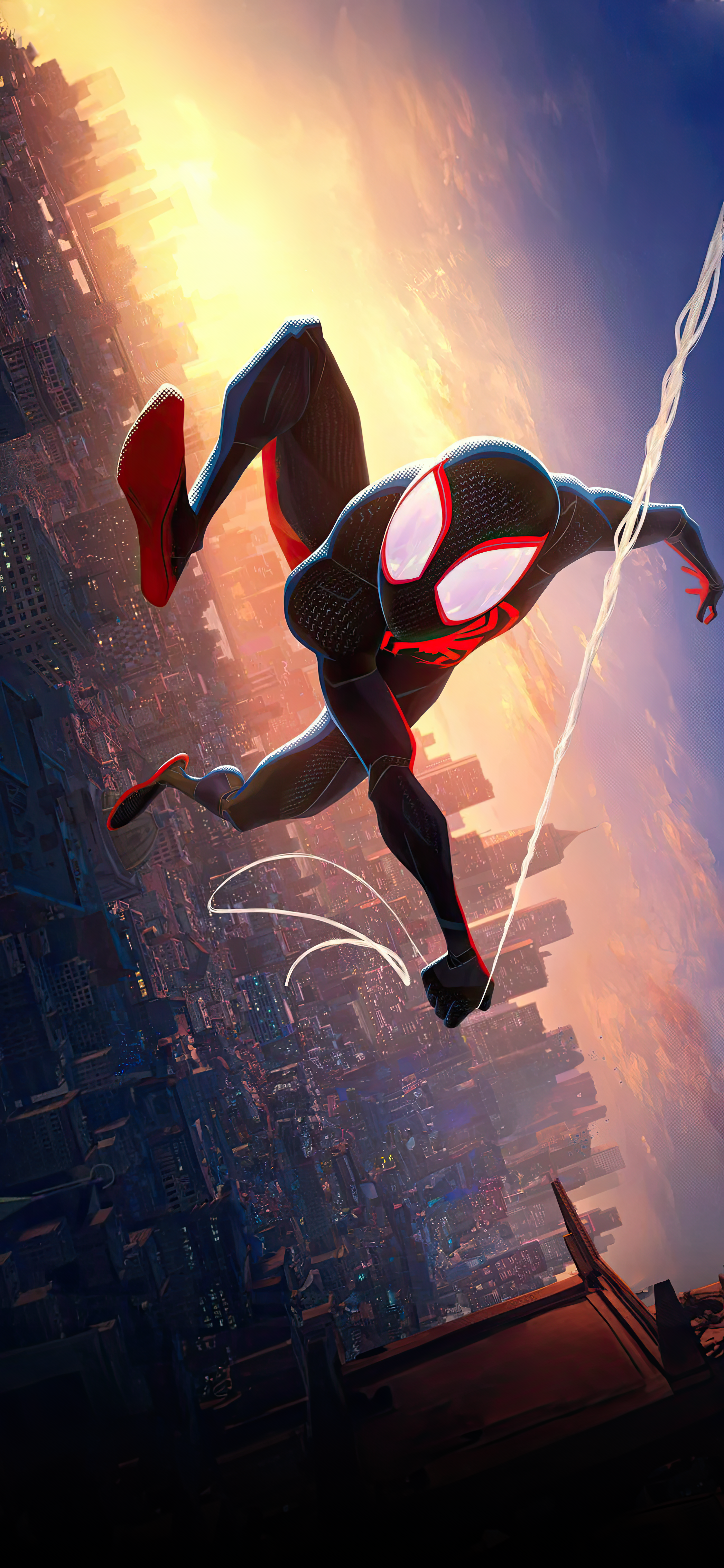 Converted The Across The Spider Verse Character Posters Into Mobile Wallpaper