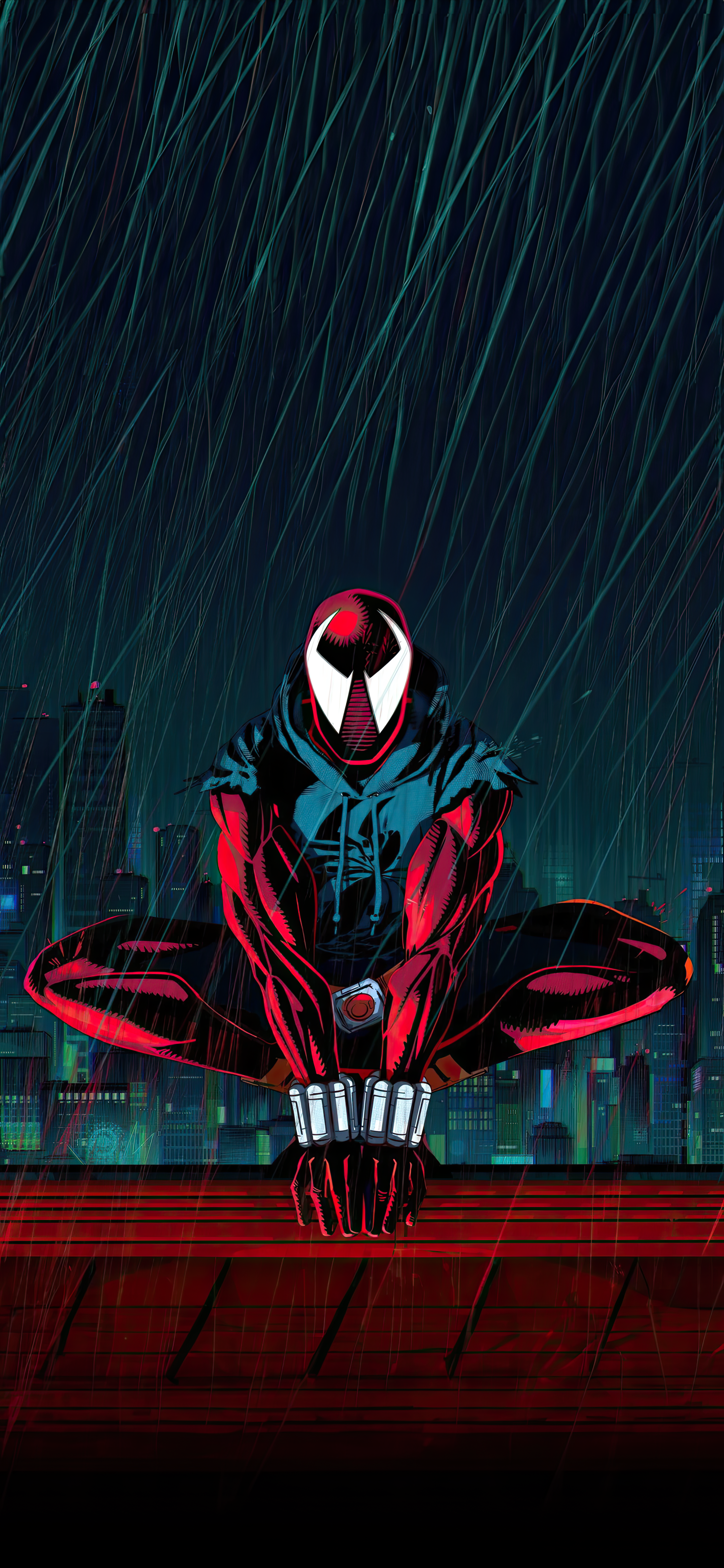 Converted The Across The Spider Verse Ben Reilly Poster Into A Mobile Wallpaper