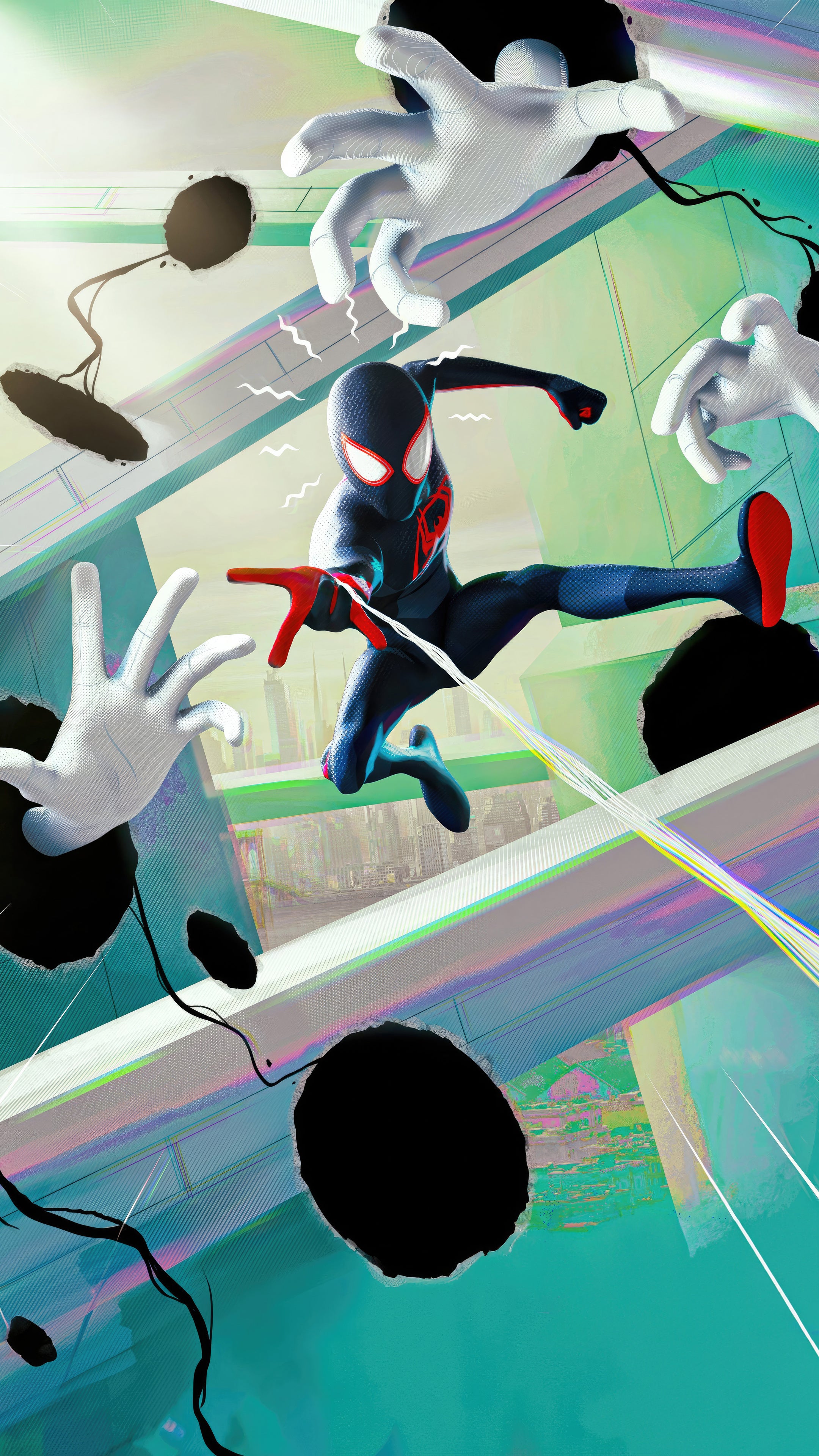 Spider-man Across The Spider-verse Fortnite Game Poster 4K Ultra HD Mobile  Wallpaper