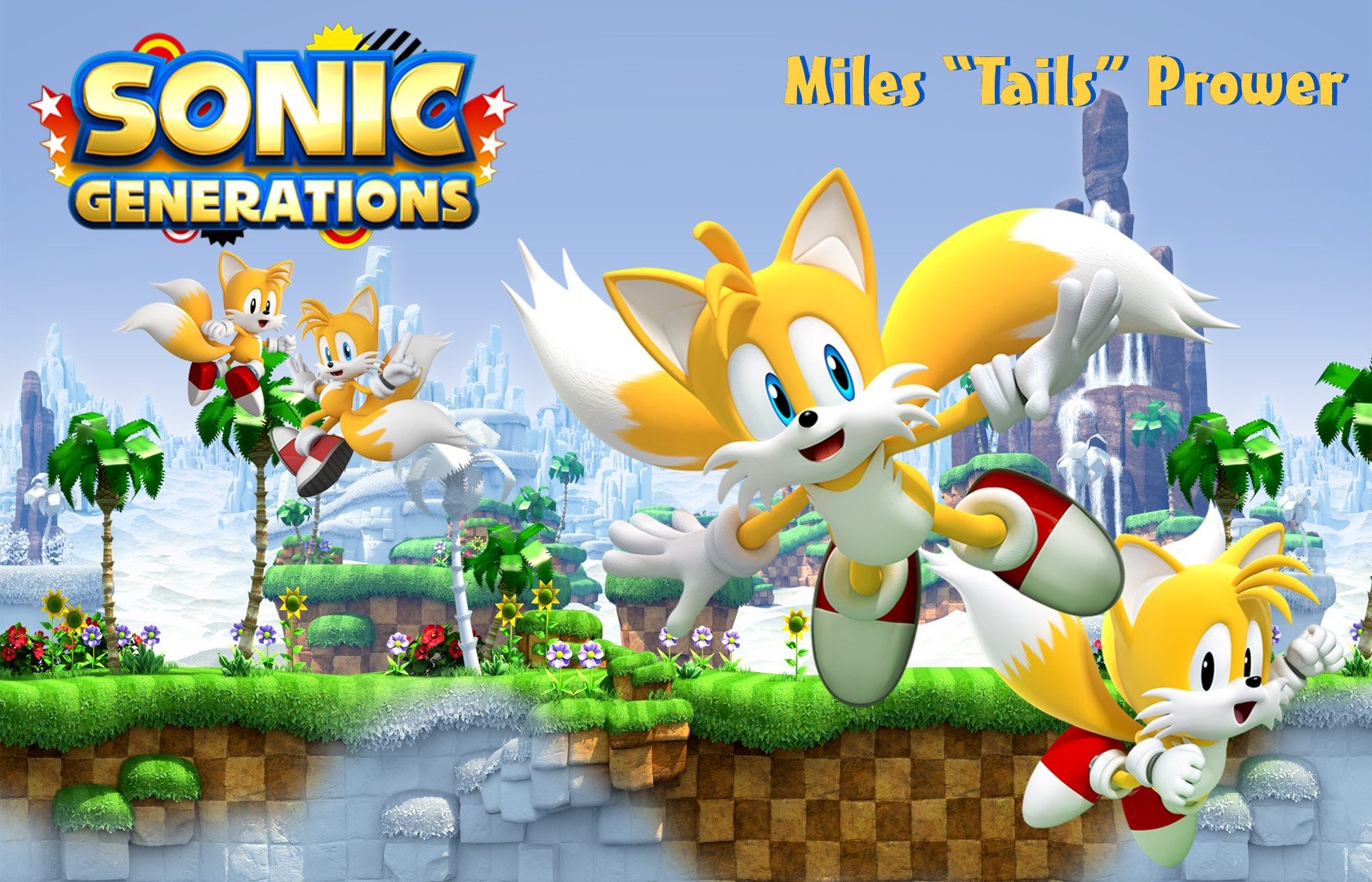 Wallpaper, 1680x1080 px, Sonic Generations, Sonic the Hedgehog, Tails character 1680x1080