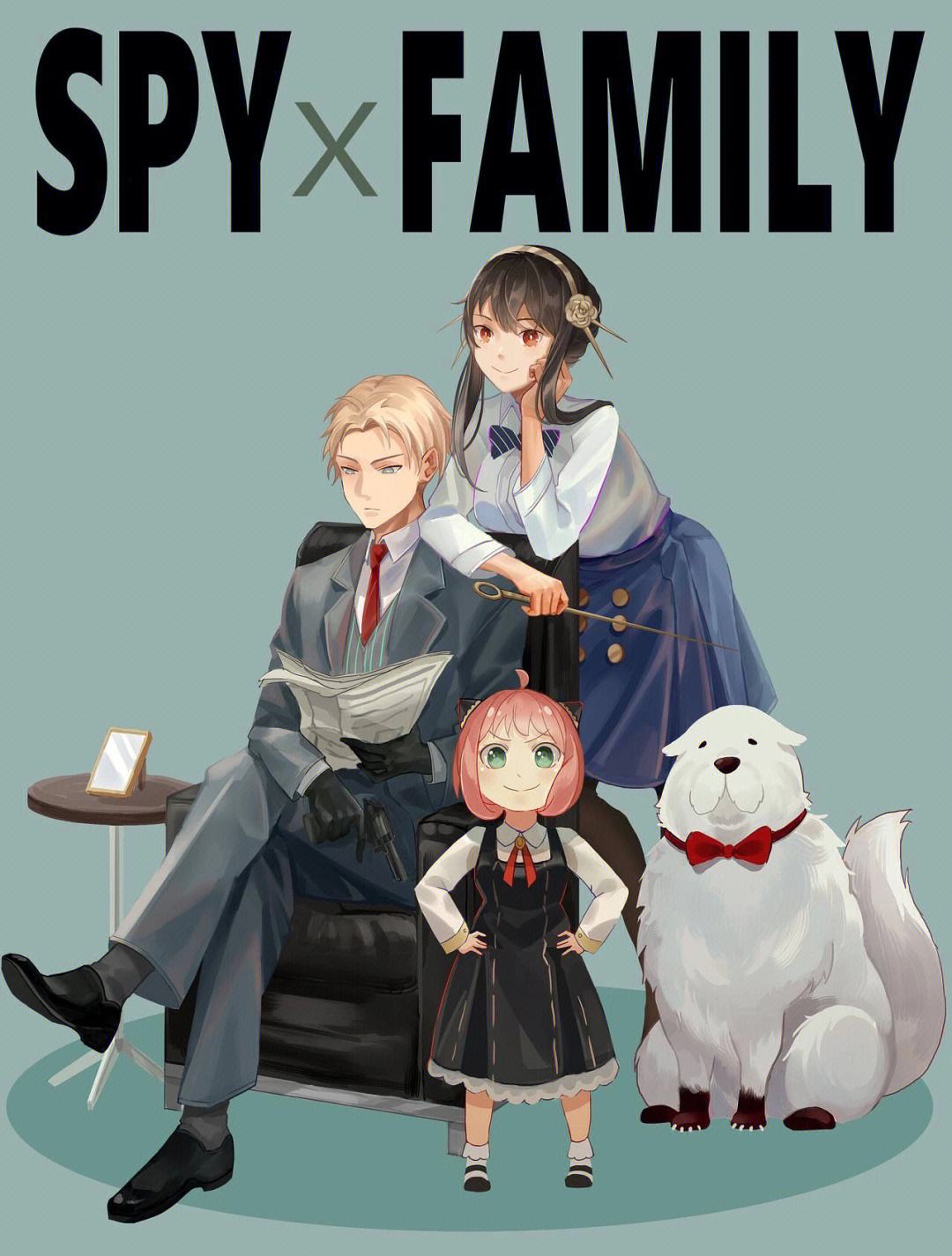 Spy X Family Loid Forger Yor Forger Anya Forger Bond Forger Minimalism Simple Background Portrait Di Wallpaper:1080x1425