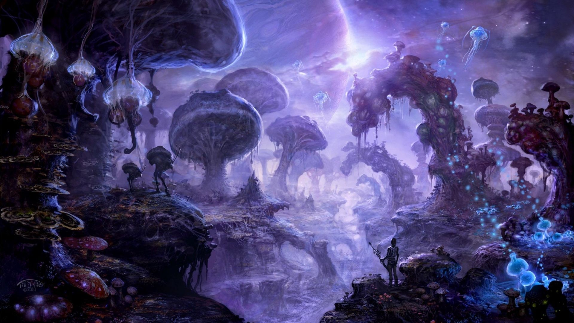 Purple Glory. Fantasy background, Fantasy artwork, Fantasy landscape