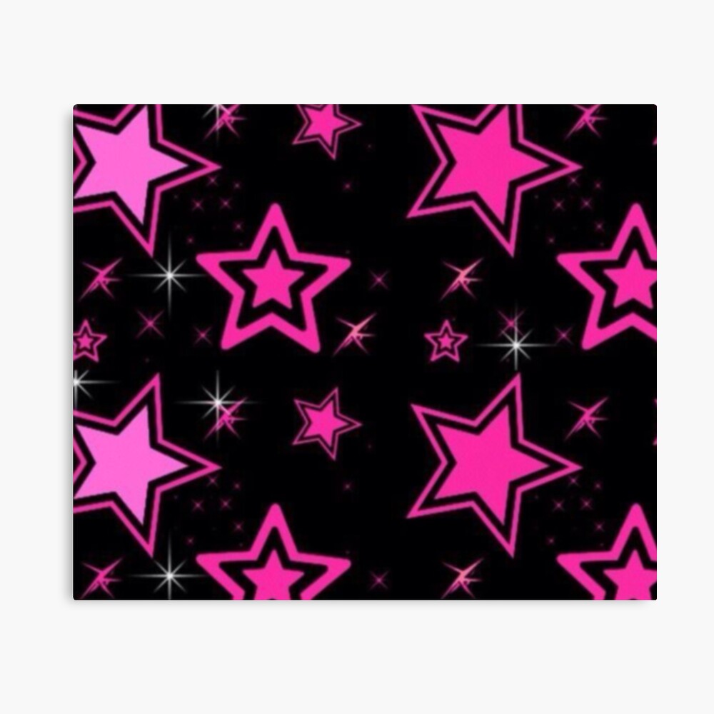 Y2k pink star Poster