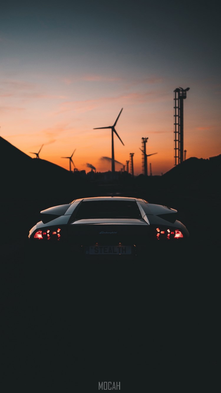 Sunset, Automotive Exterior, Cloud, Personal Luxury Car, Energy, Apple iPhone 6s full HD wallpaper, 750x1334 Gallery HD Wallpaper