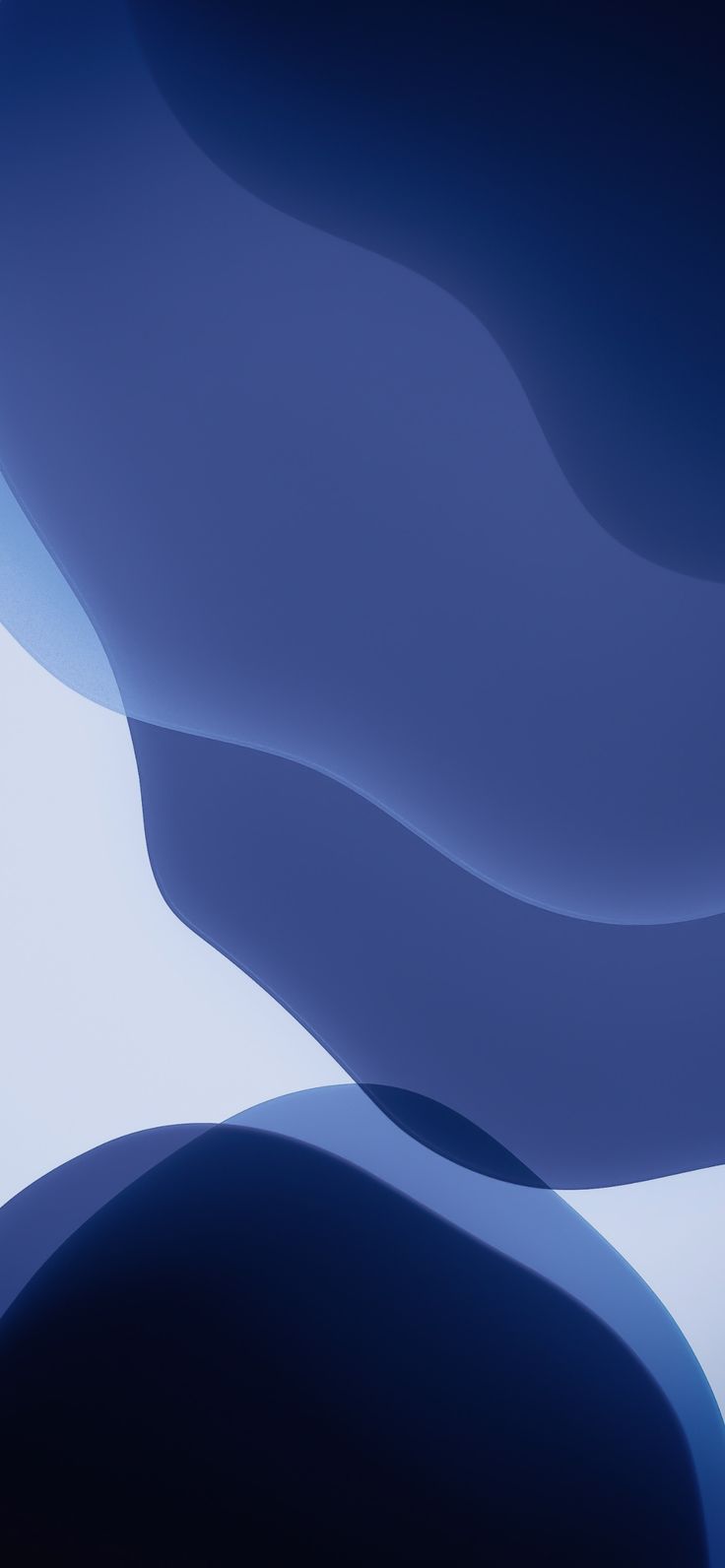 iOS13 Midnight Blue (Light). Abstract iphone wallpaper, iPhone homescreen wallpaper, Android wallpaper