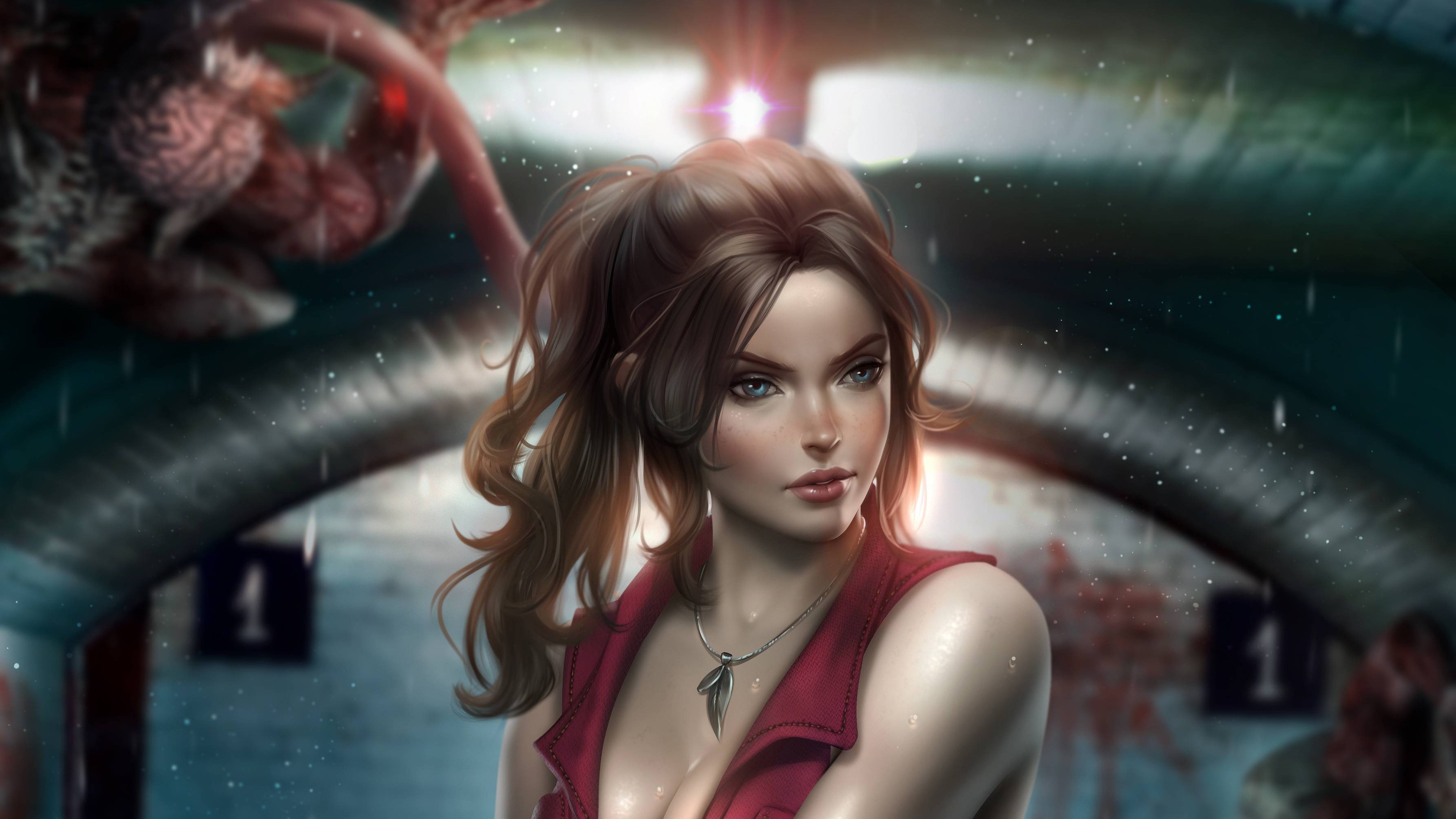 Claire redfield, high resolution, detailed digital art, realistic