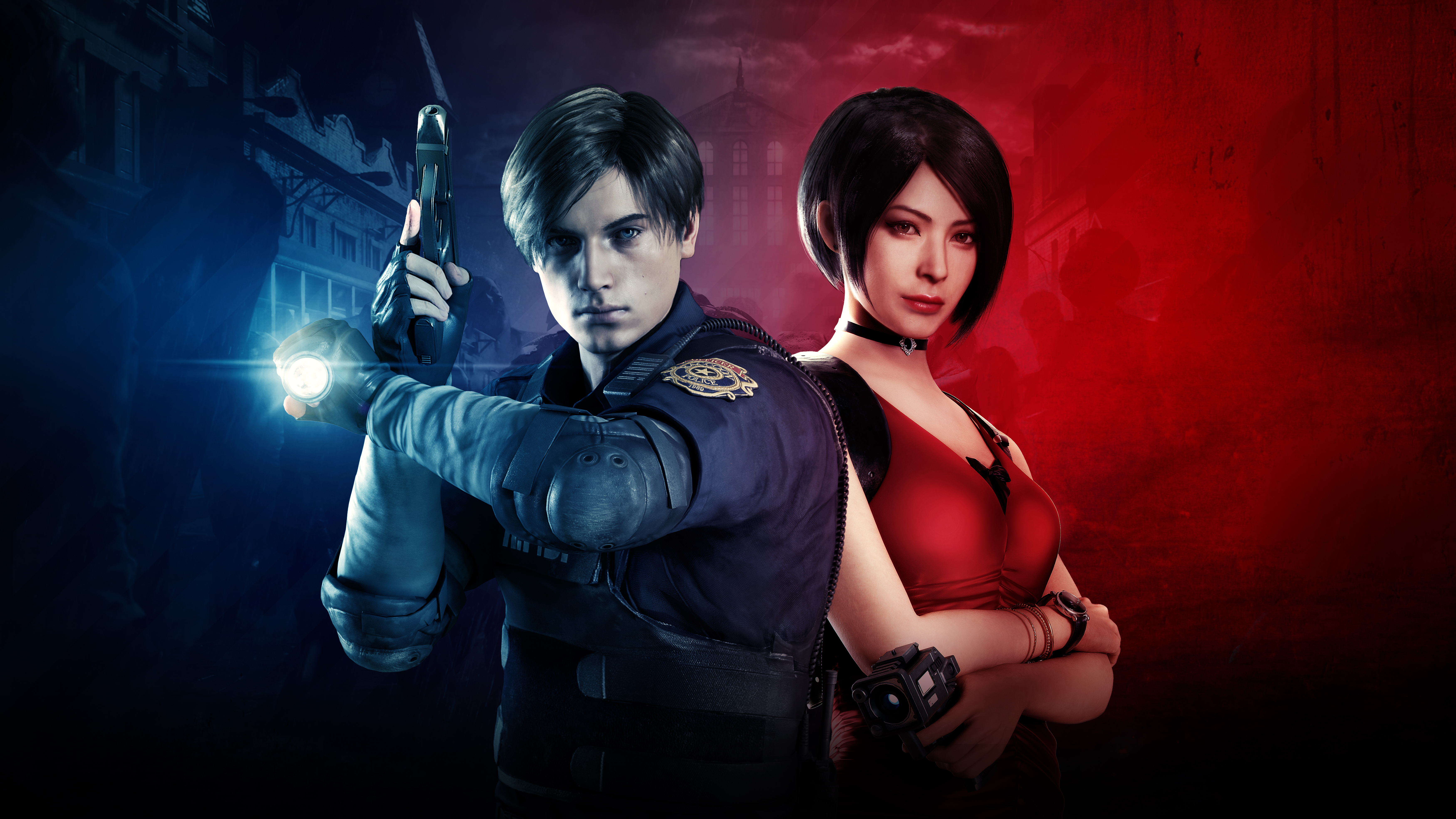 Wallpaper Resident Evil, Resident Evil 2, Resident Evil 4, Leon S Kennedy, Claire Redfield, Background Free Image