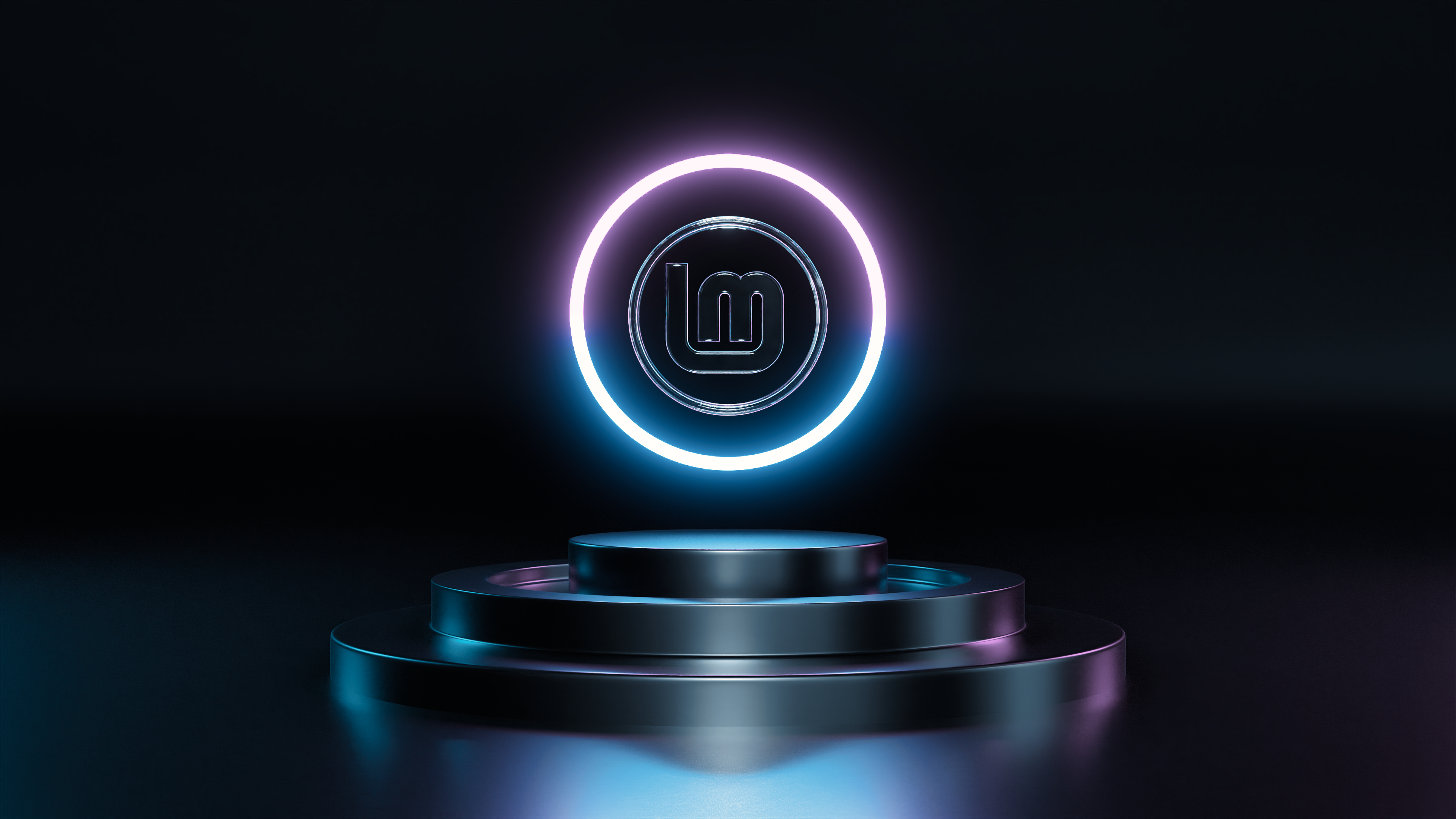 Made a minimalist 4k wallpaper using Blender 3D. Also I am new to this Linux thing. But due to some problems with Windows I decided to change my Primary OS to Mint