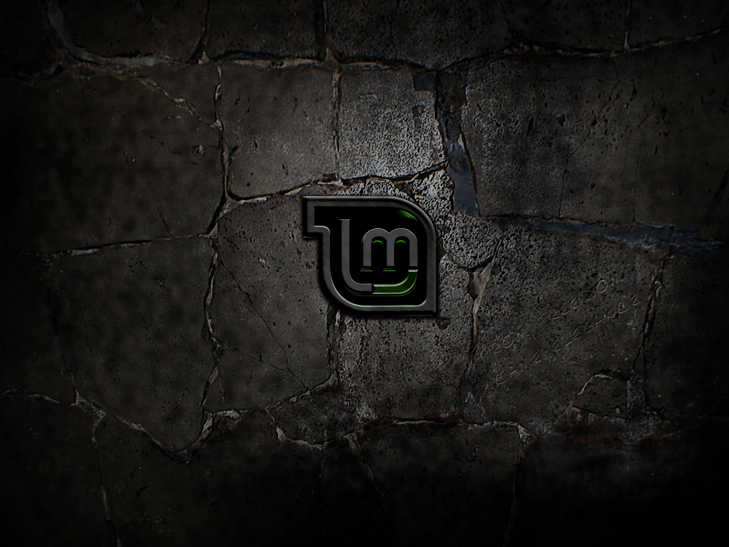 Dark Linux Mint Wallpaper