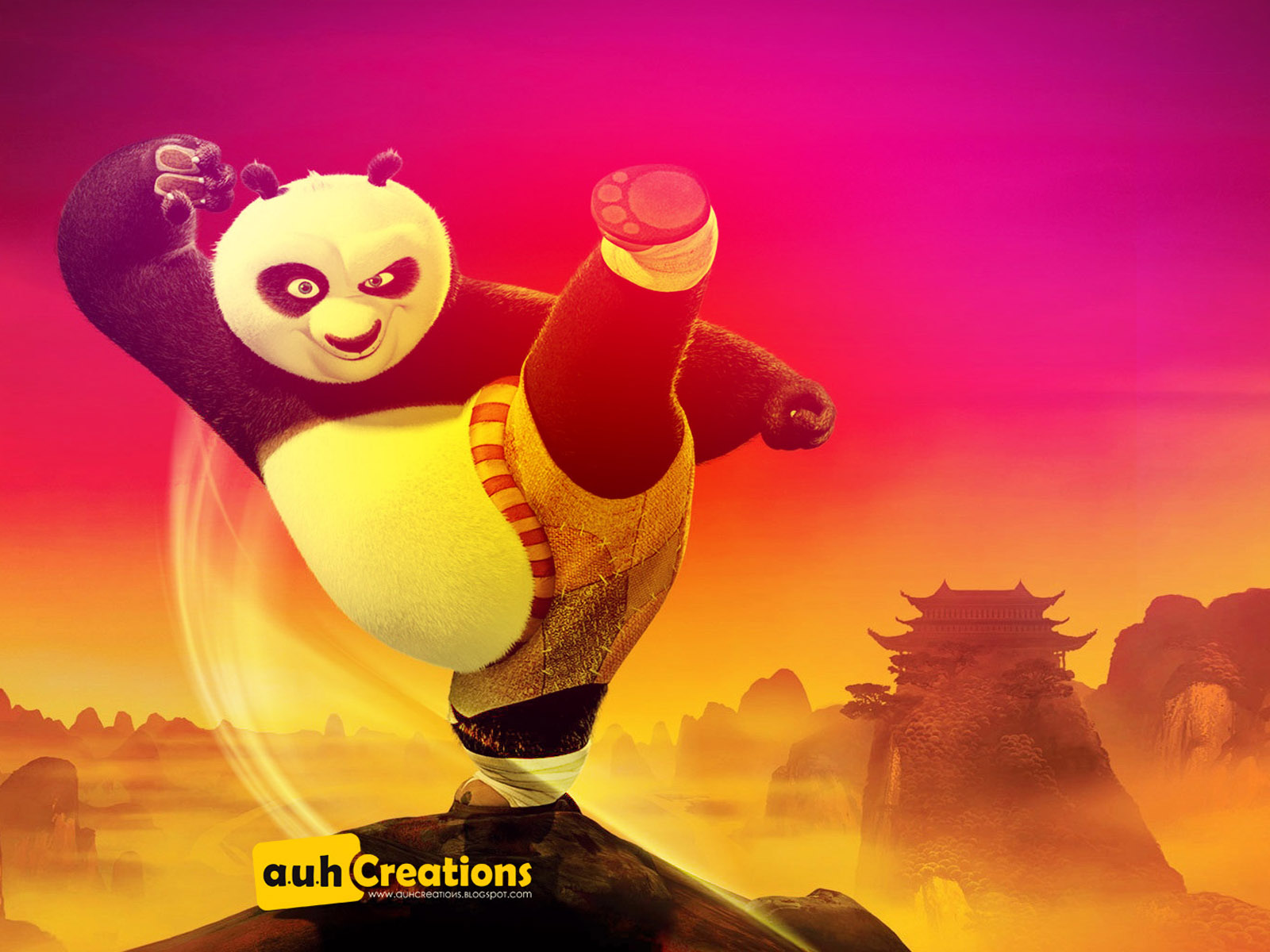 Kung Fu Panda 3D desktop PC and Mac wallpaper