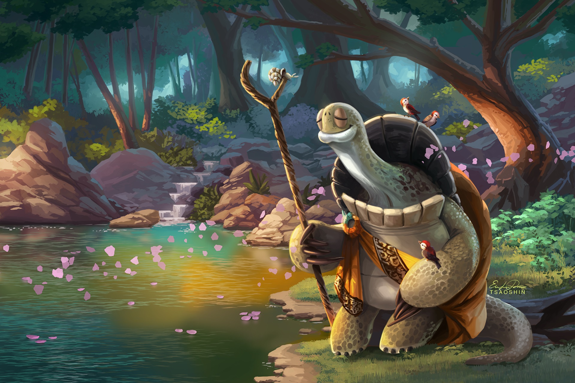 Oogway (Kung Fu Panda) wallpaper for desktop, download free Oogway (Kung Fu Panda) picture and background for PC