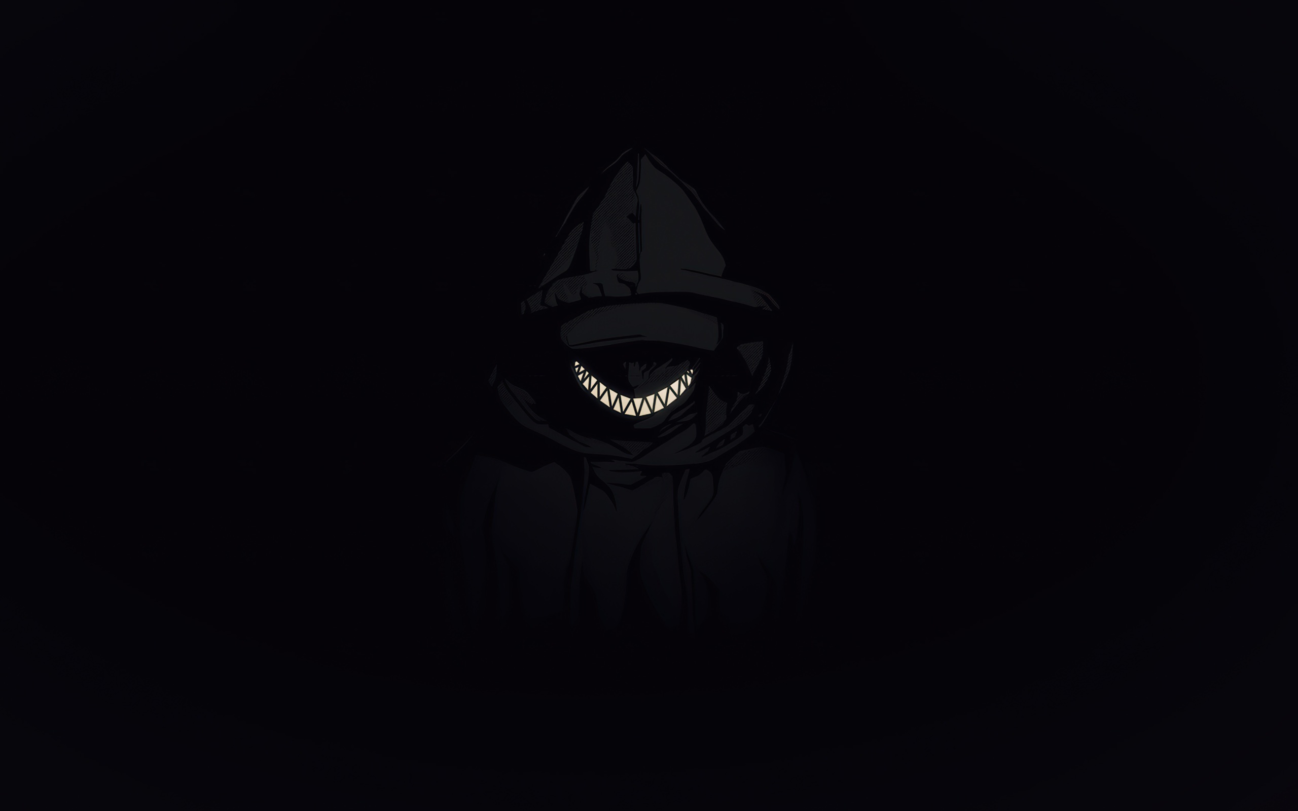 Wallpaper 4k Hooded Jacket Boy Smiling Minimal Dark 4k Wallpaper
