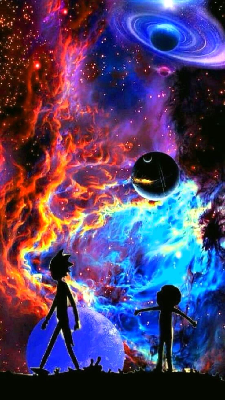 Rick and Morty aesthetic wallpaper iPhone HD