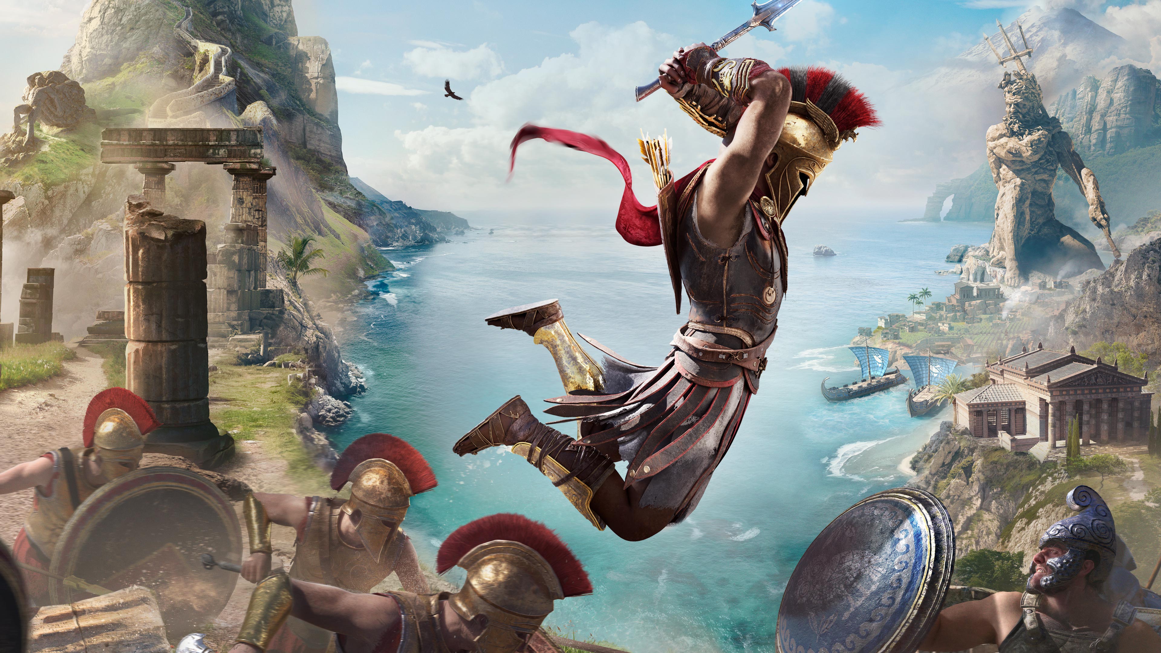 Assassins Creed Odyssey 4K Gallery HD Wallpaper