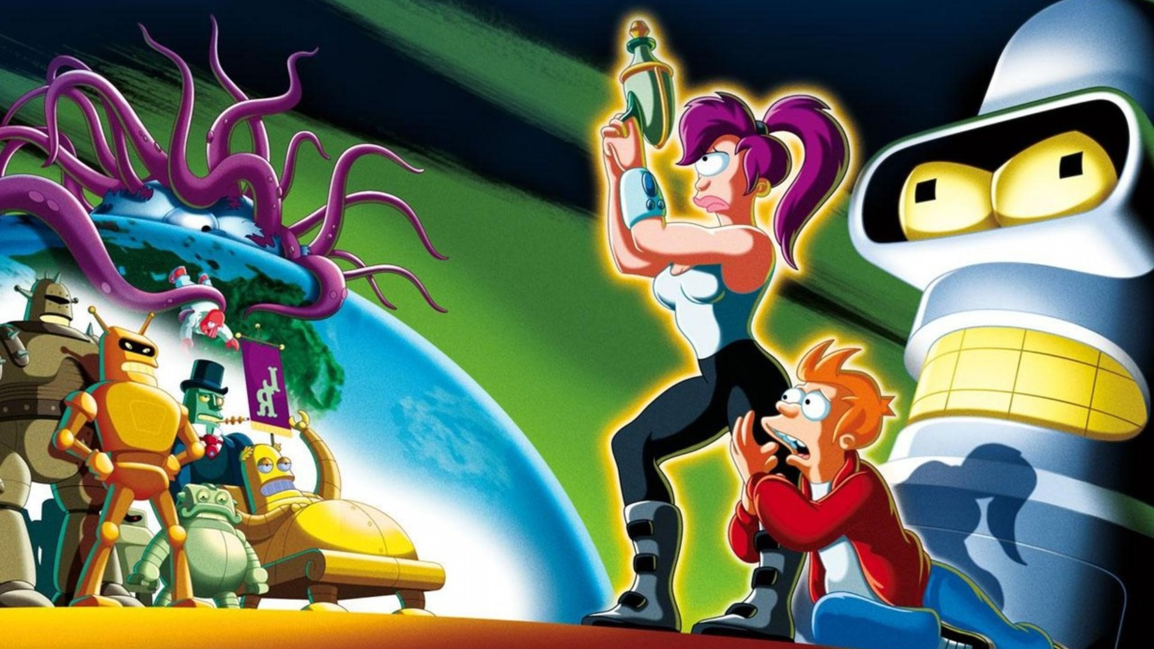 Futurama HD Wallpaper 4K Ultra HD