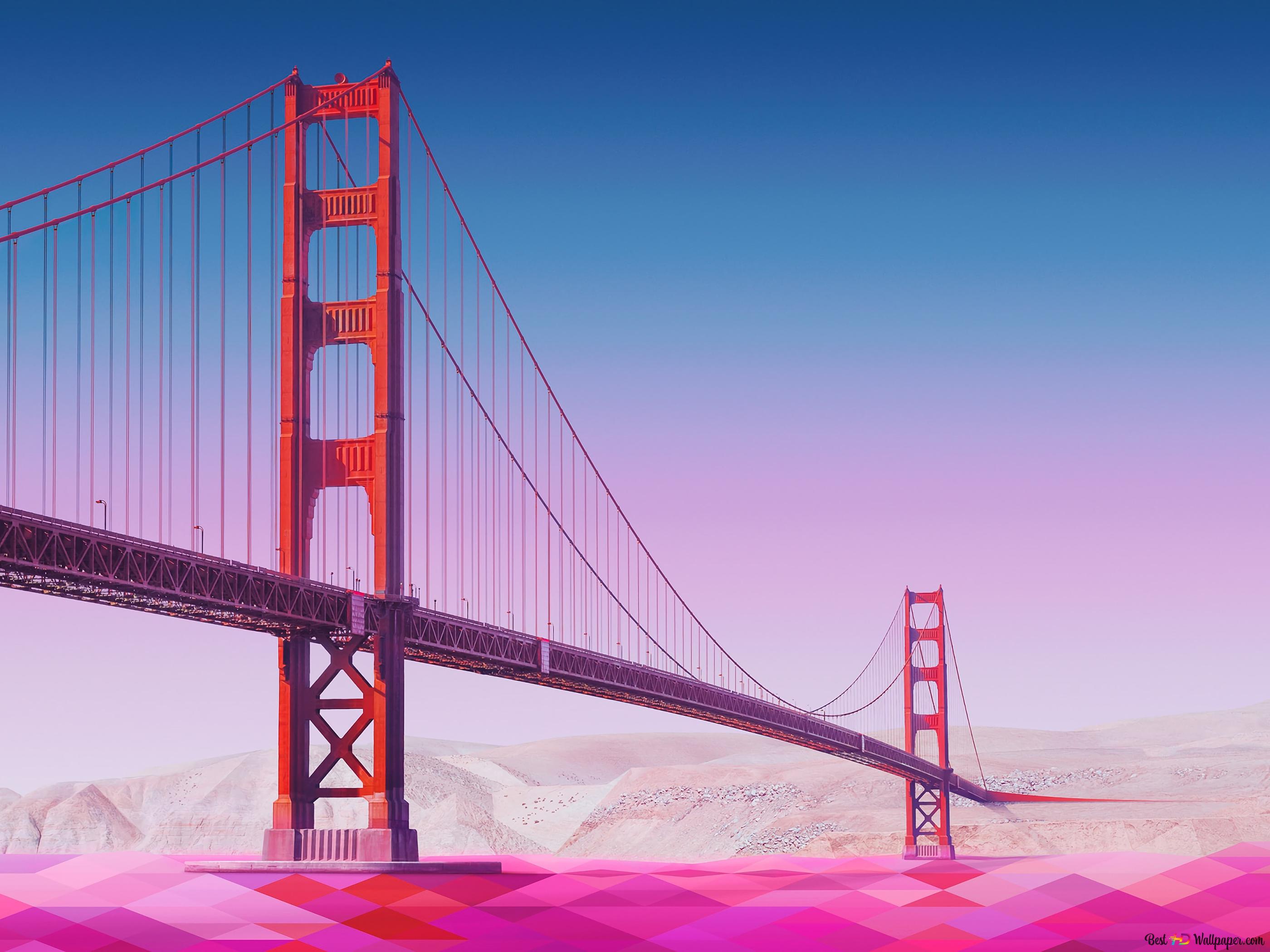 Golden Gate Bridge Francisco, California 4K wallpaper download