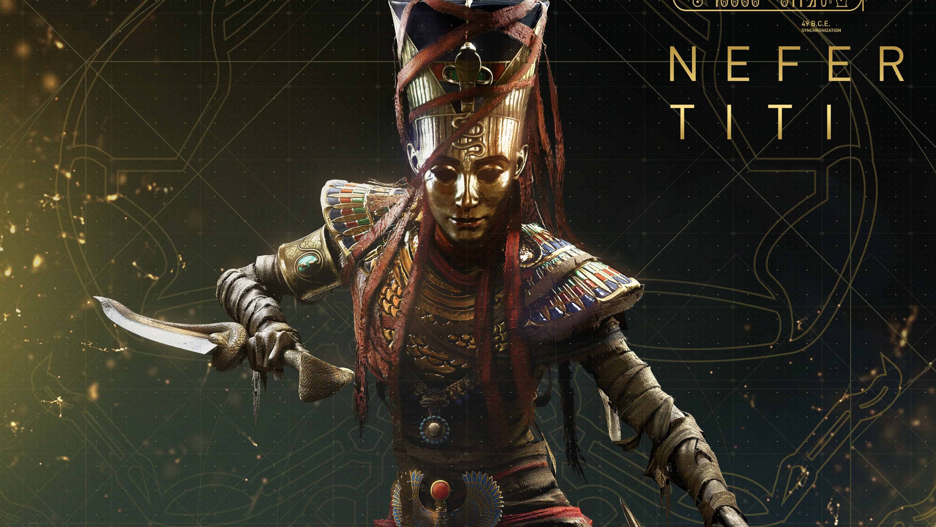 Assassins Creed Origins Nefertiti UHD 4K Wallpaper